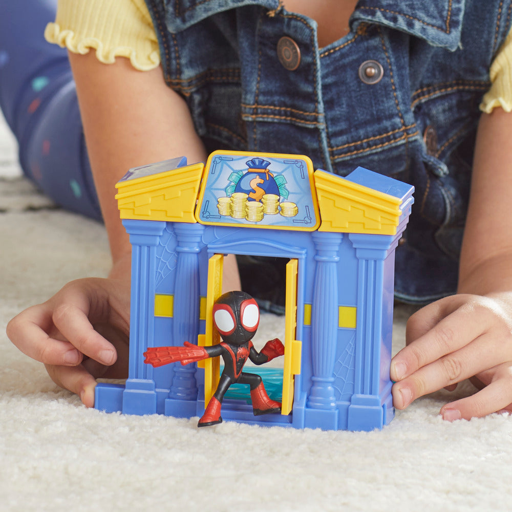 Marvel Spidey & Friends City Blocks - City Bank Set | Great Gift!