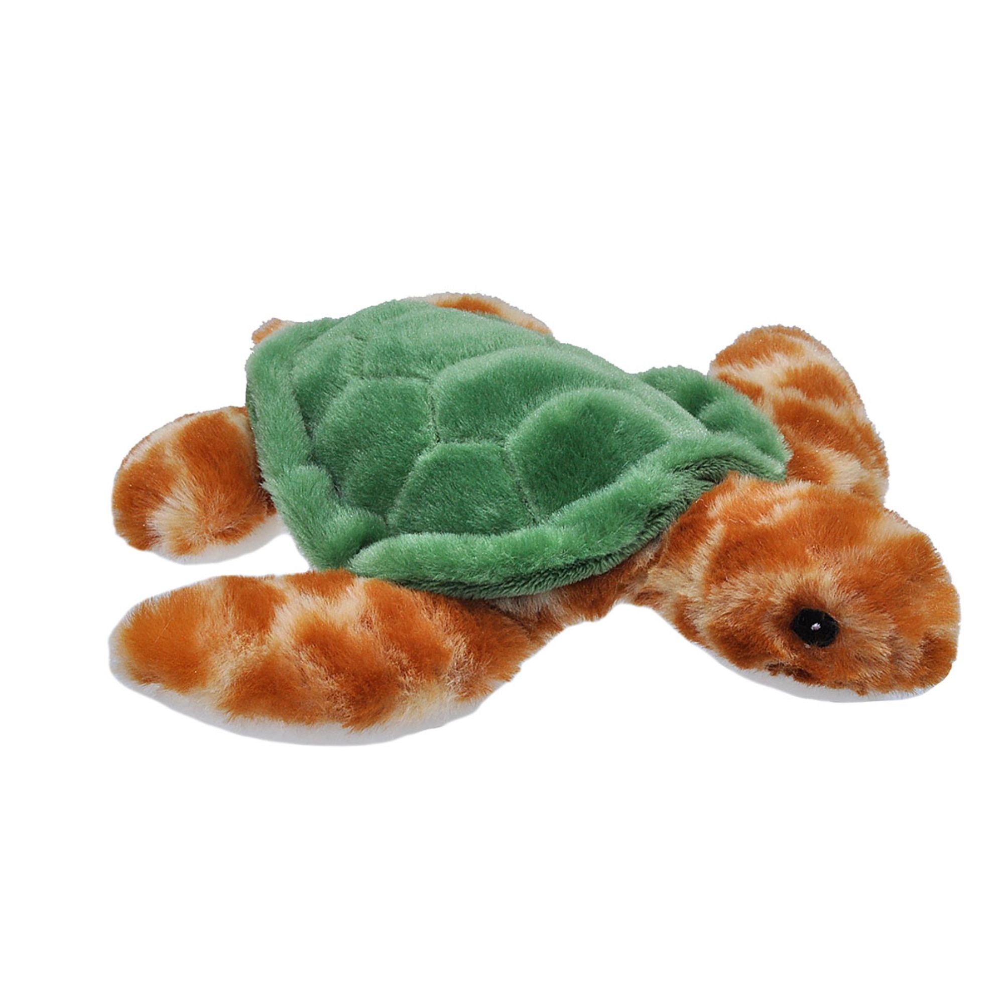 Wild Republic 8-Inch Mini Sea Turtle Plush Made from Recycled Materials
