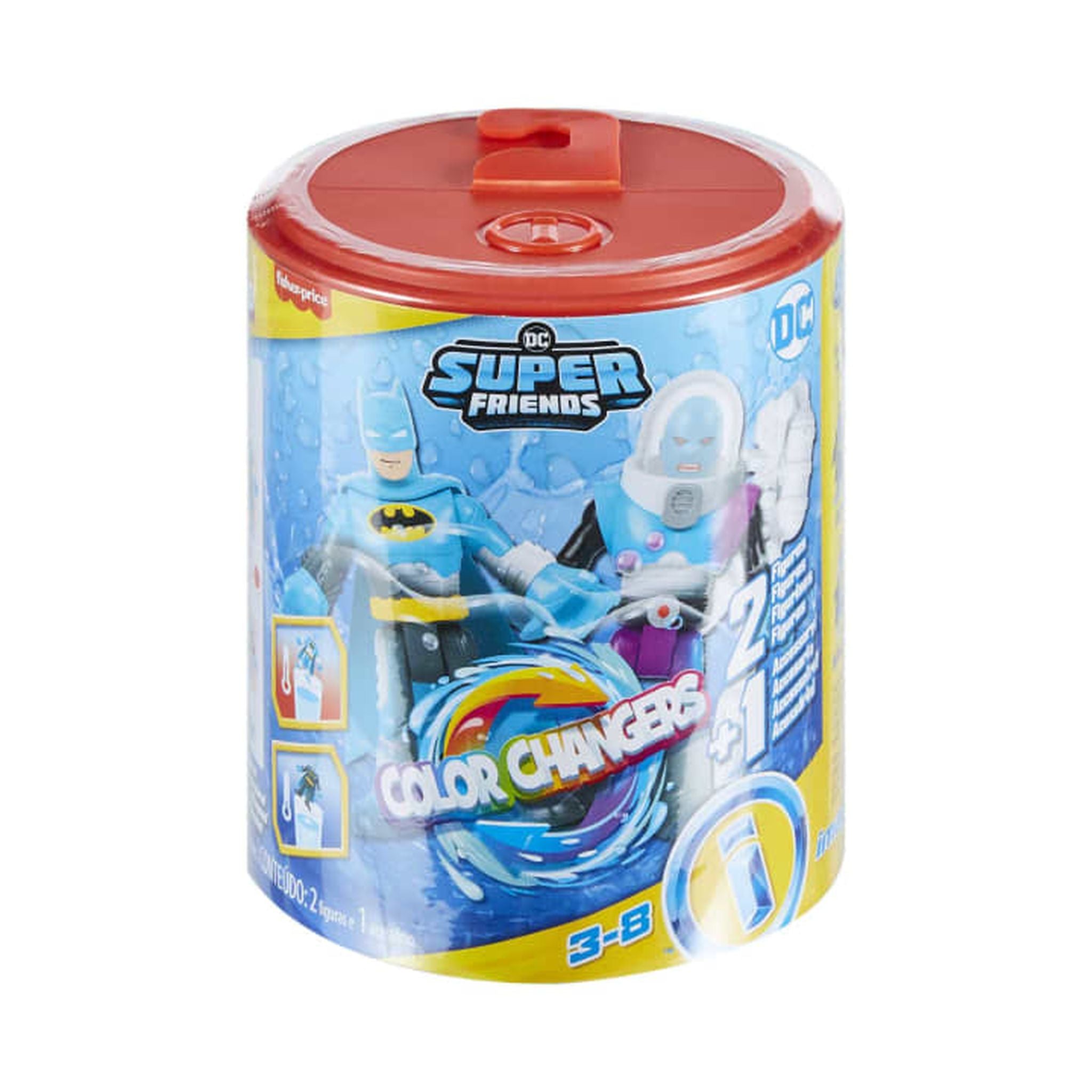Hot Deal! Fisher-Price Imaginext DC Super Friends Color - Changing Action Figures: Batman & Mr Freeze