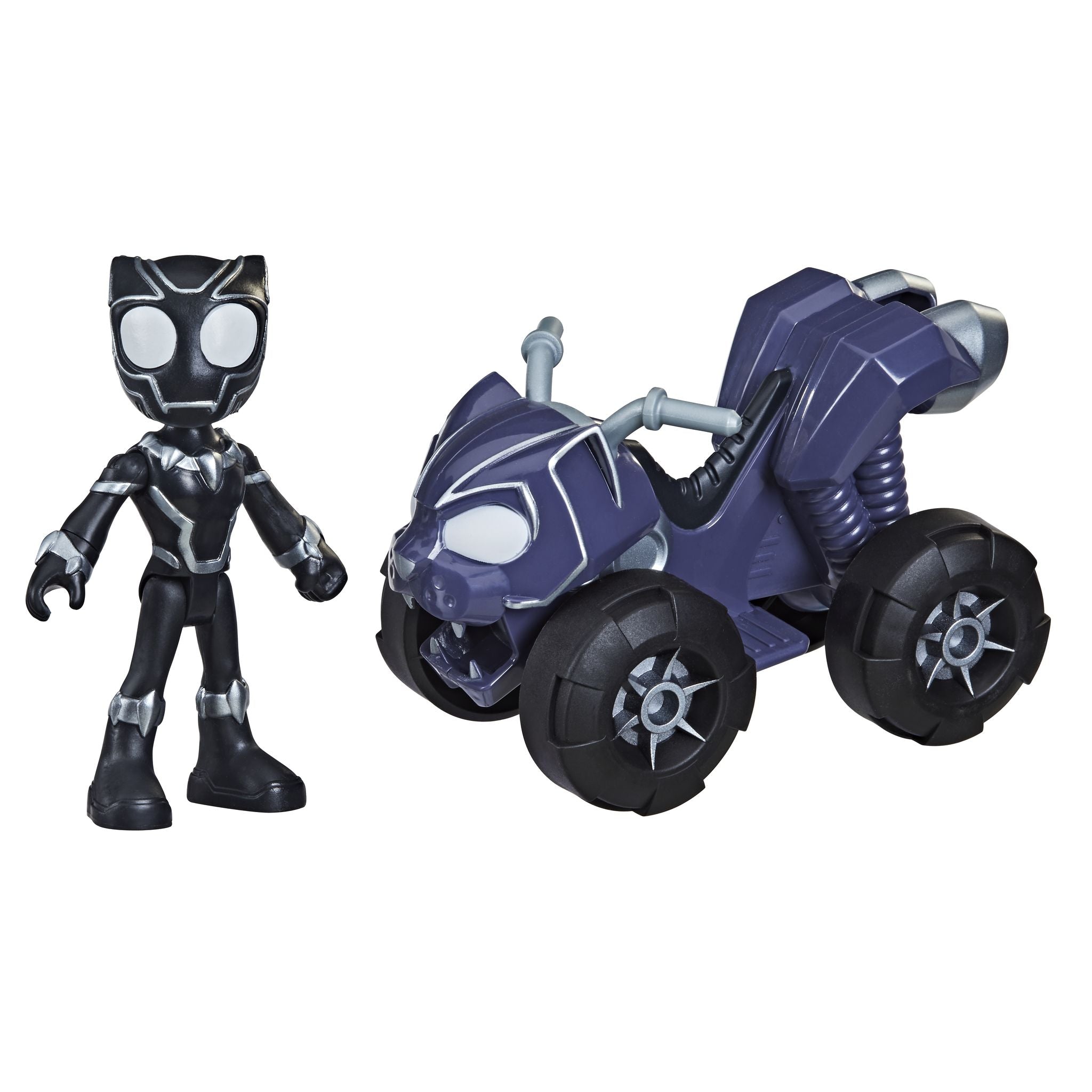 Marvel's Spidey And His Amazing Friends: Black Panther Patroller Toy Set