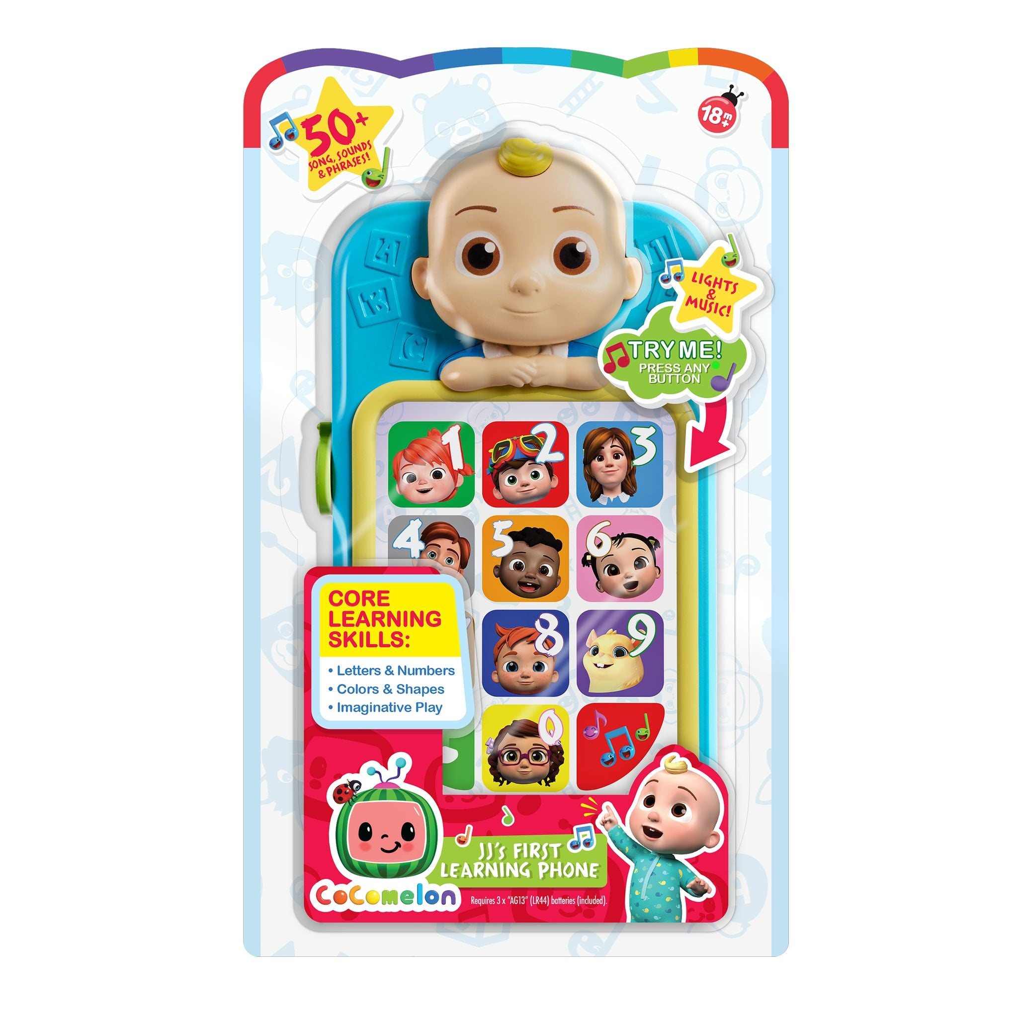 CoComelon JJ's Interactive First Learning Phone for Little Learners