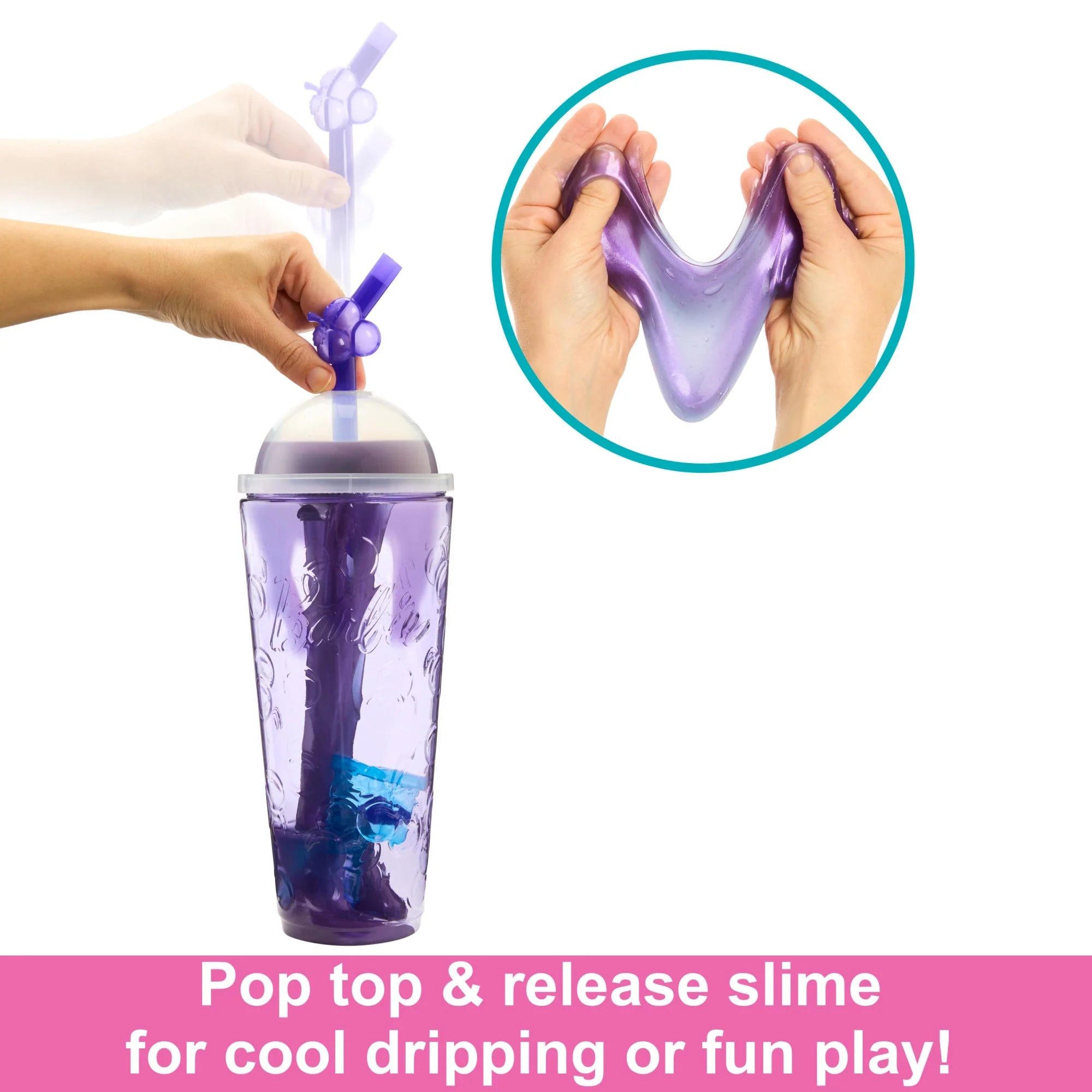 Hot Deal! Barbie Pop Reveal Doll - Grape Fizz Flavor from Juicy Fruits Series