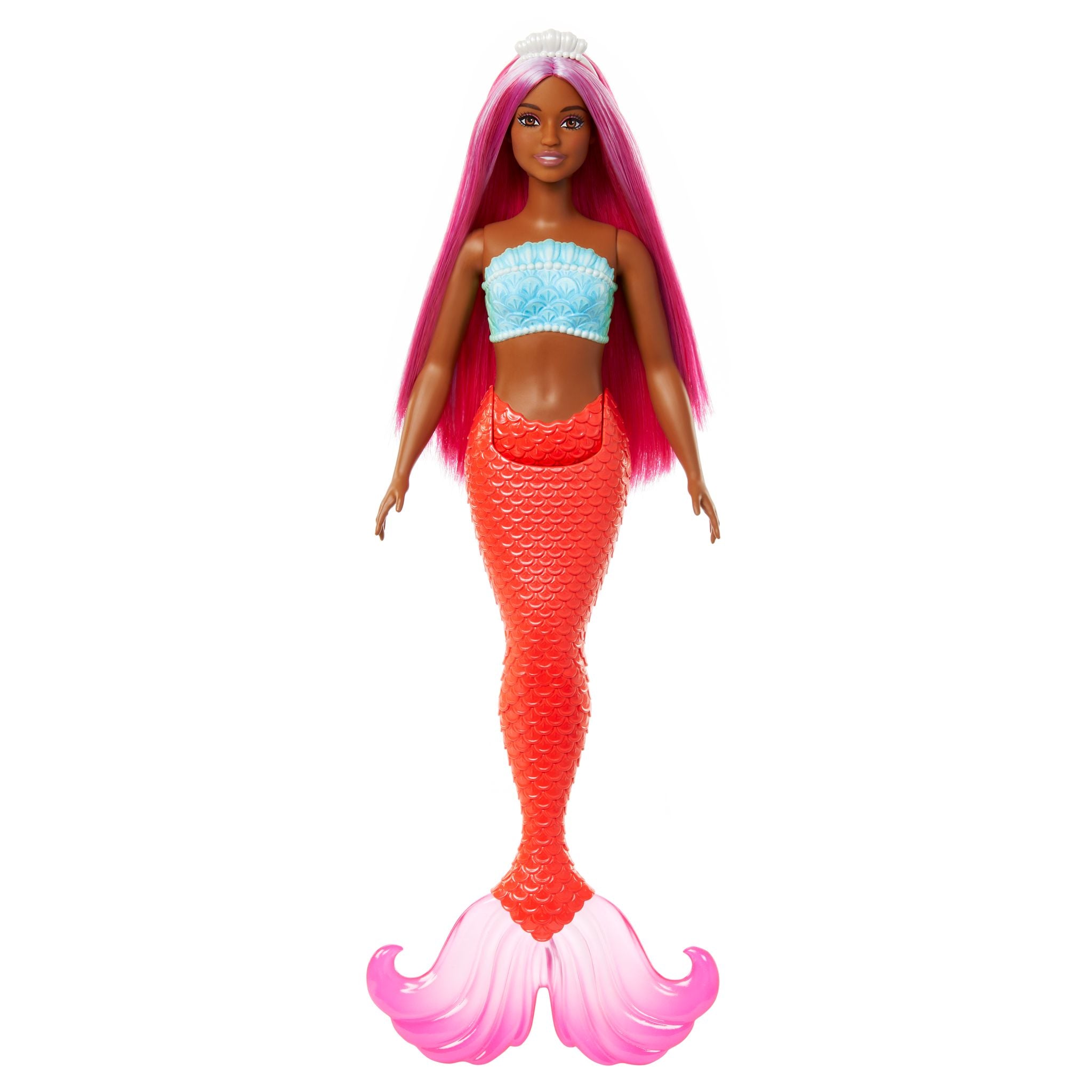 Hot! Barbie Dreamtopia Red Mermaid Doll