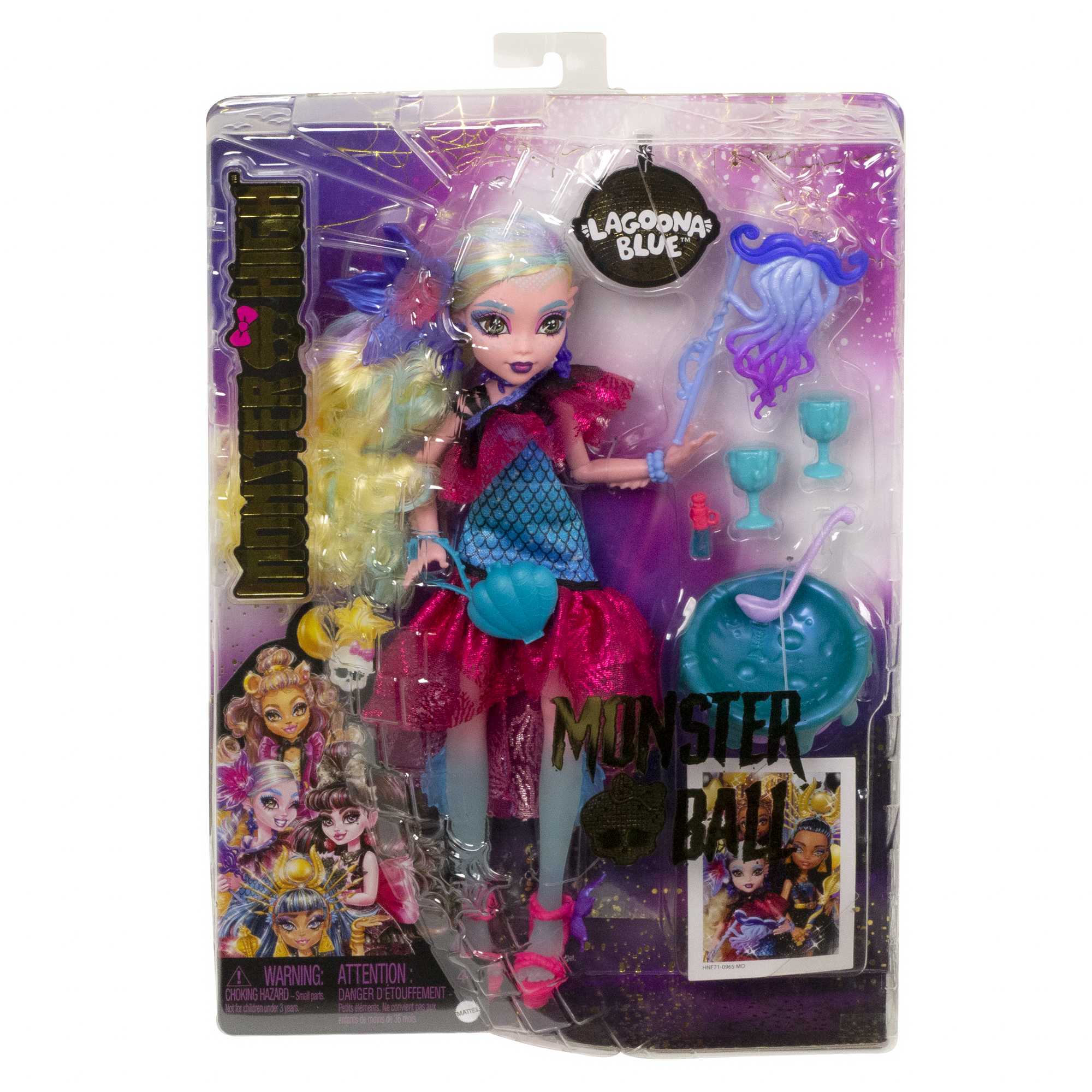 Hot Sale! Monster High Monster Ball Fashion Doll - Lagoona Blue for Kids