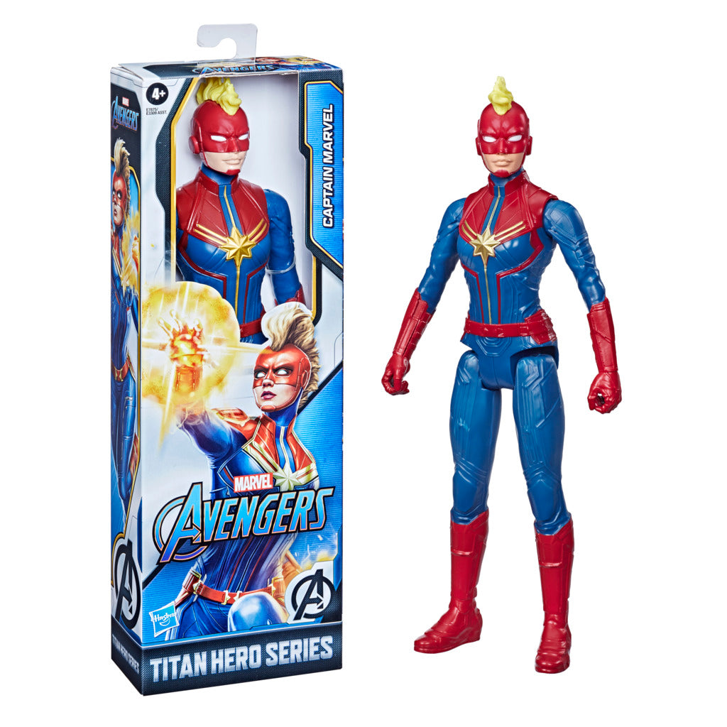 Hot Sale! 12-Inch Marvel Avengers Titan Hero Series Captain Marvel Action Figure