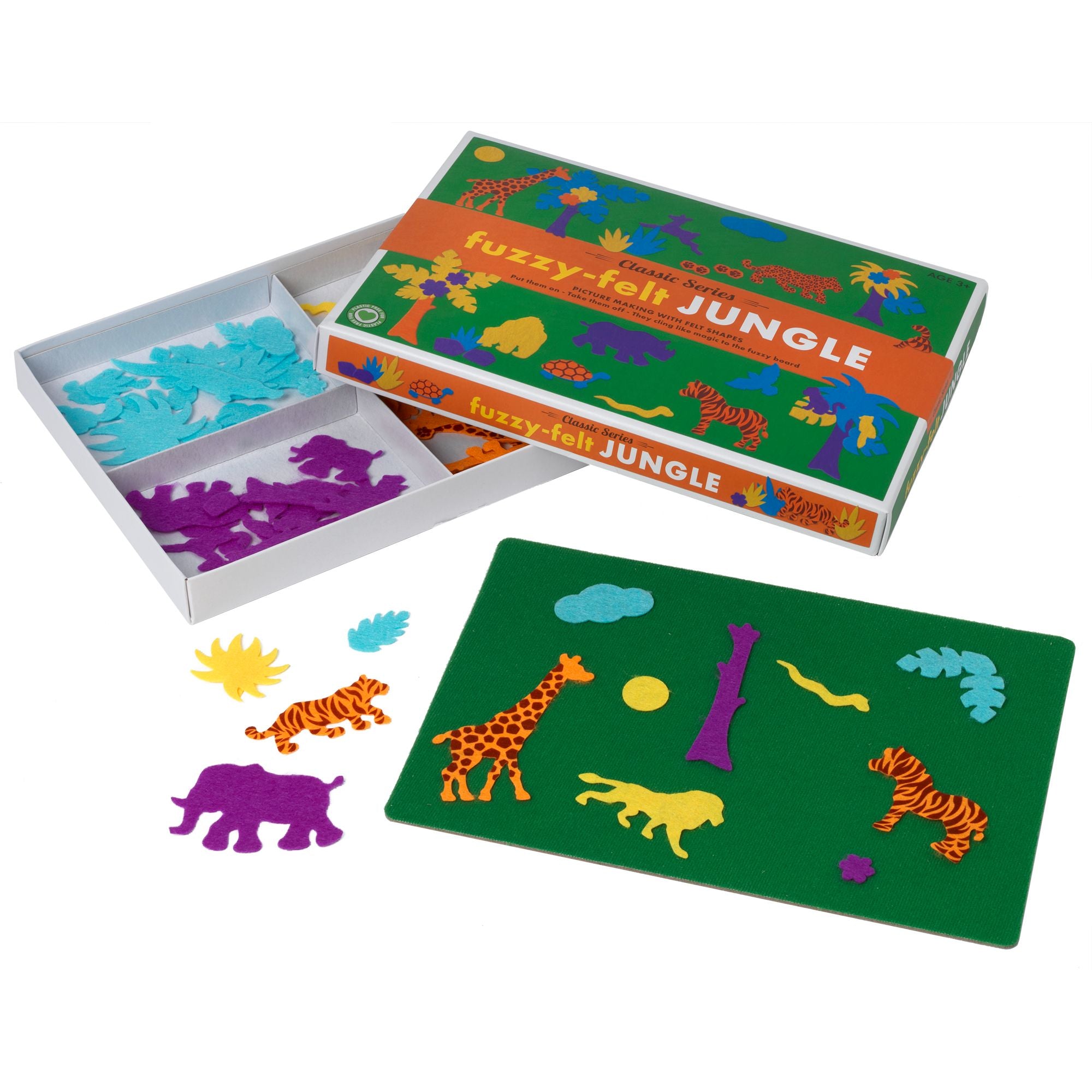 Hot! Fuzzy Felt Classic Jungle Set