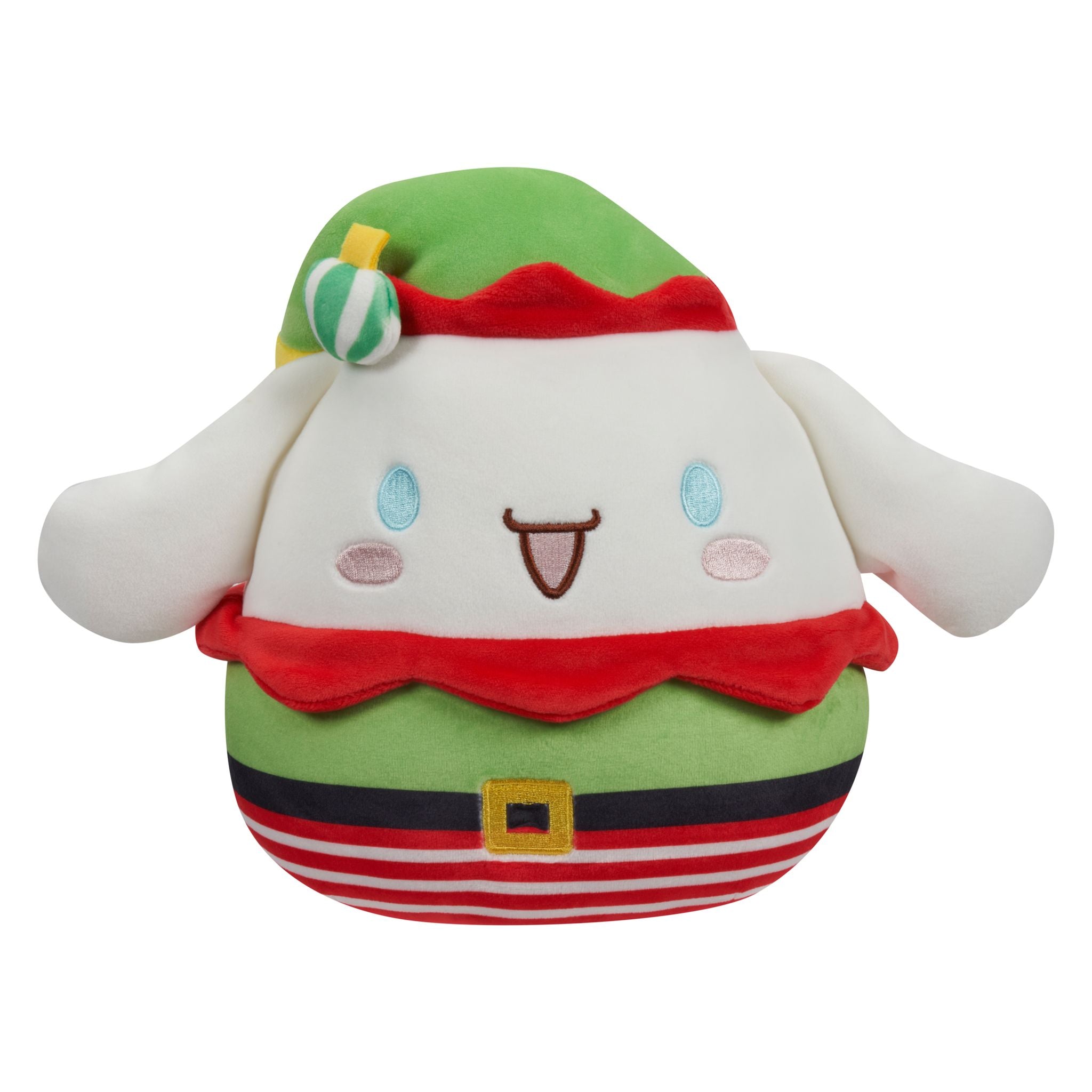 Limited-time Offer: 8 Inch Squishmallows Sanrio Christmas Cinnamoroll Elf Plush