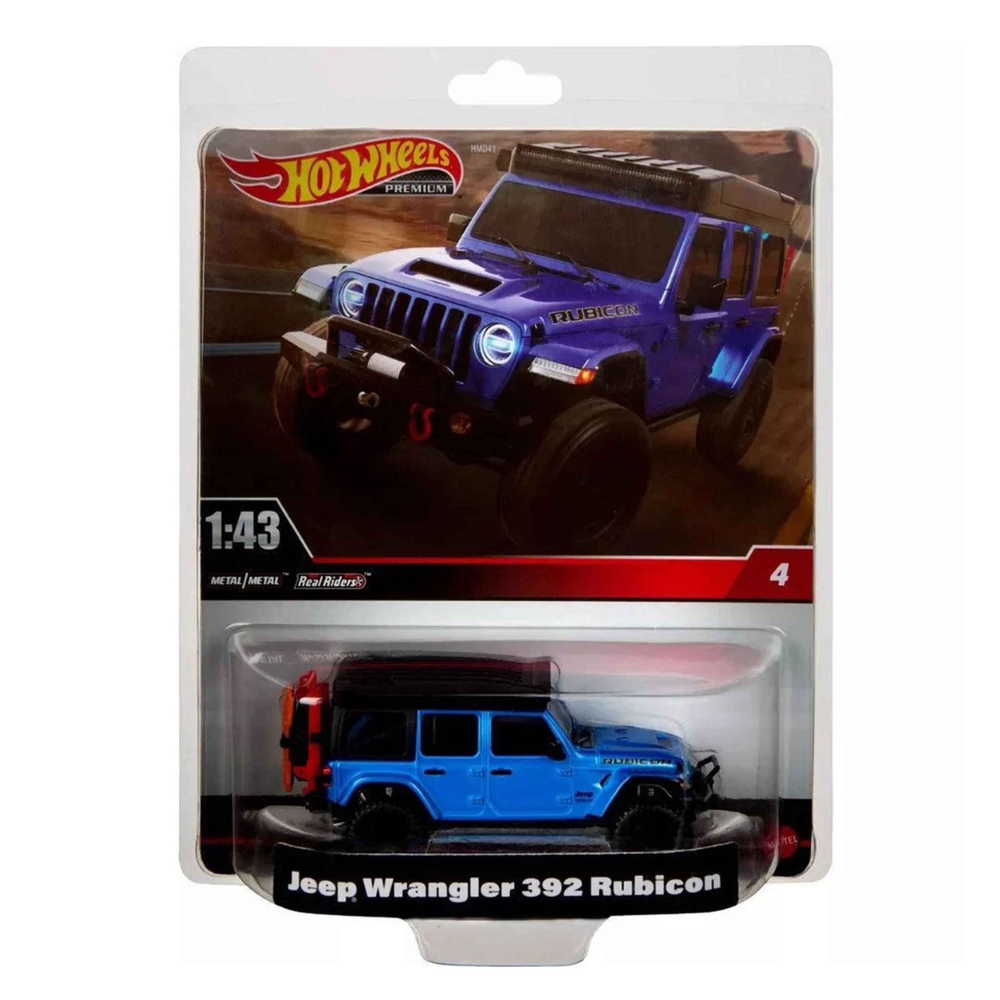 Hot Wheels Premium 1:43 Car Culture - Jeep Wrangler 392 Rubicon - Collectible Toy