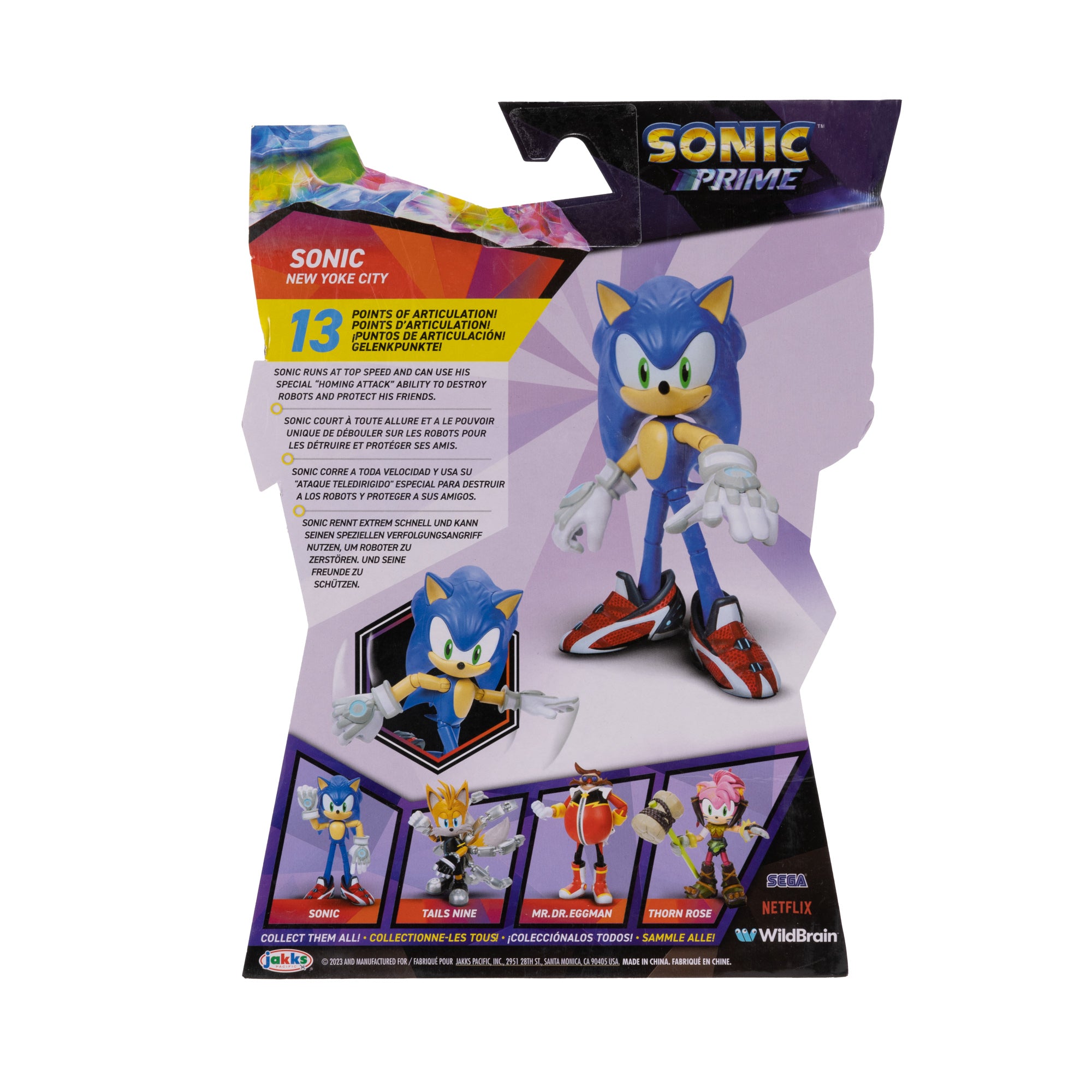 Hot Sale! 5-Inch Sonic Prime Articulated Figure - Sonic for Kids and Fans
