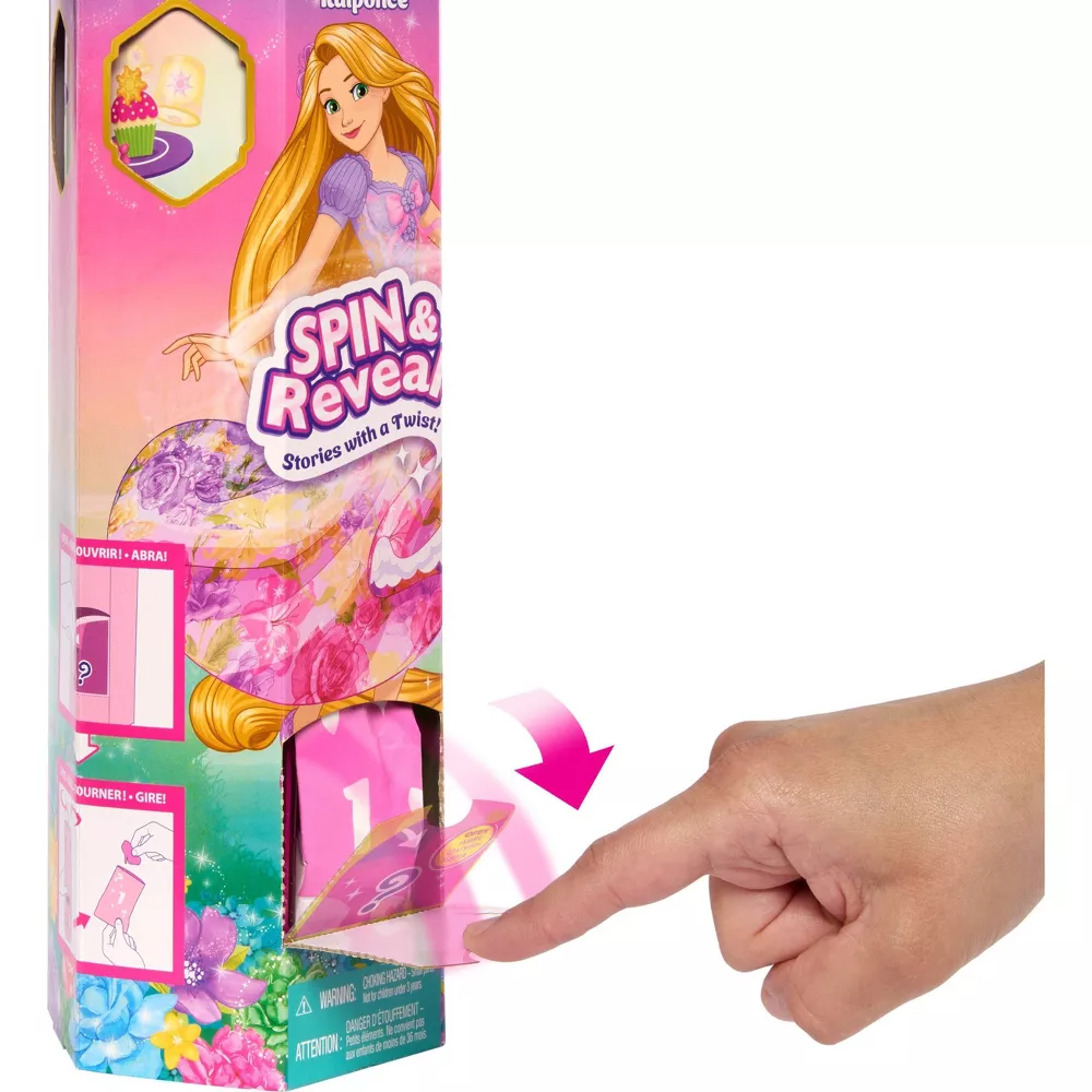 Magical Disney Princess Spin & Reveal Doll - Rapunzel with Surprise Accessories
