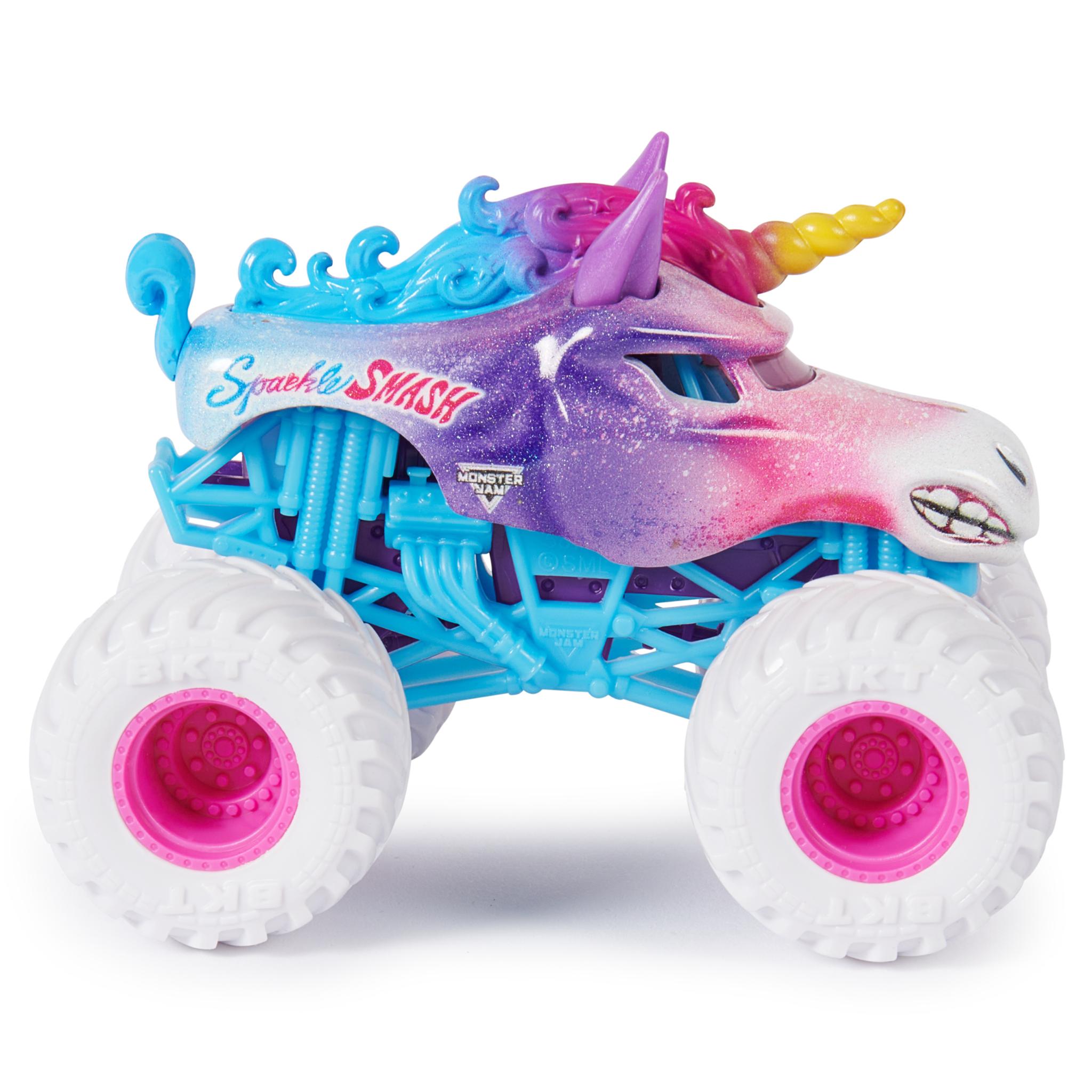 Hot Deal! 1:64 Scale Monster Jam 2-Pack - Sparkle Smash Battle Set