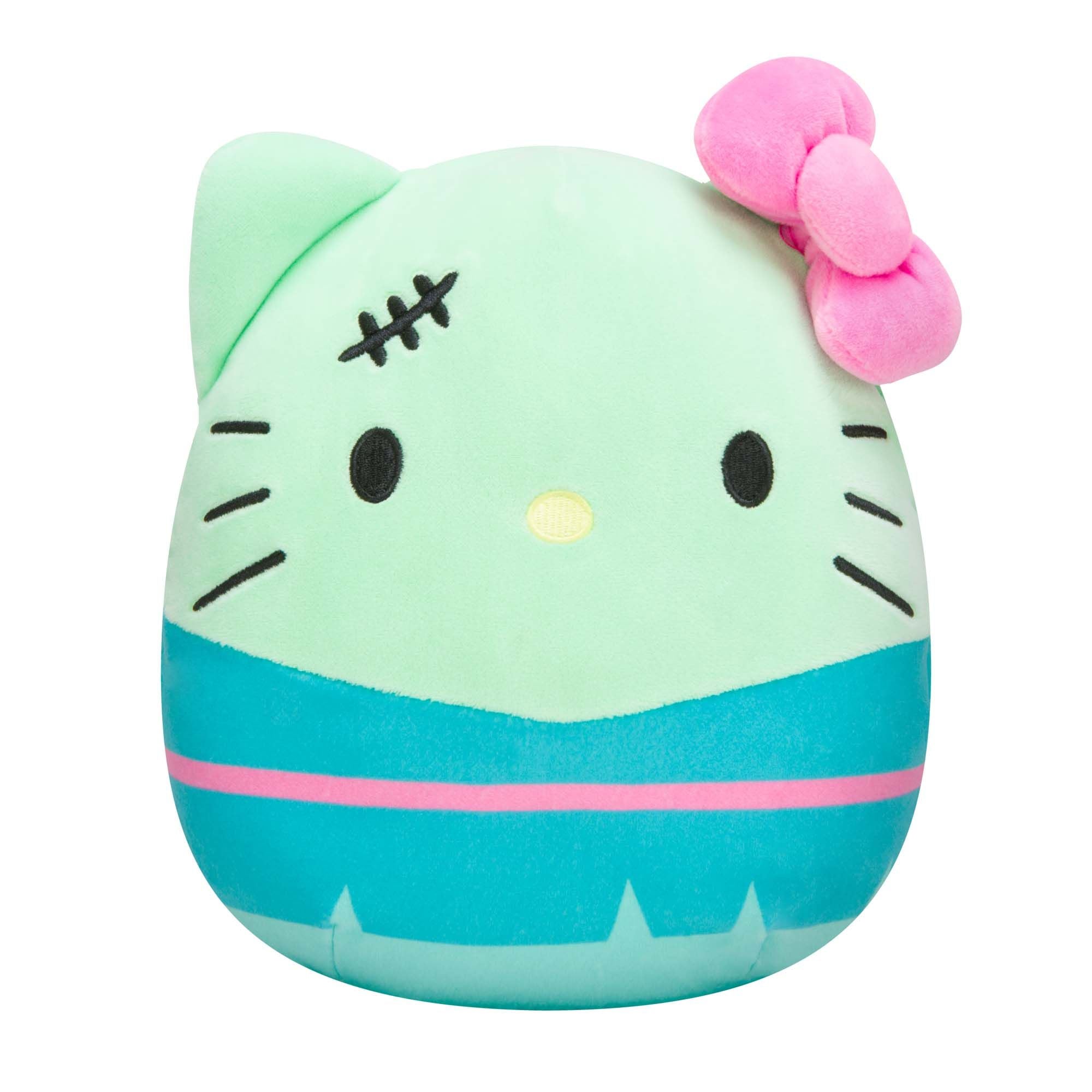 Limited Time Offer! 8-Inch Squishmallows Sanrio Halloween Hello Kitty Frankenkitty Plush Toy