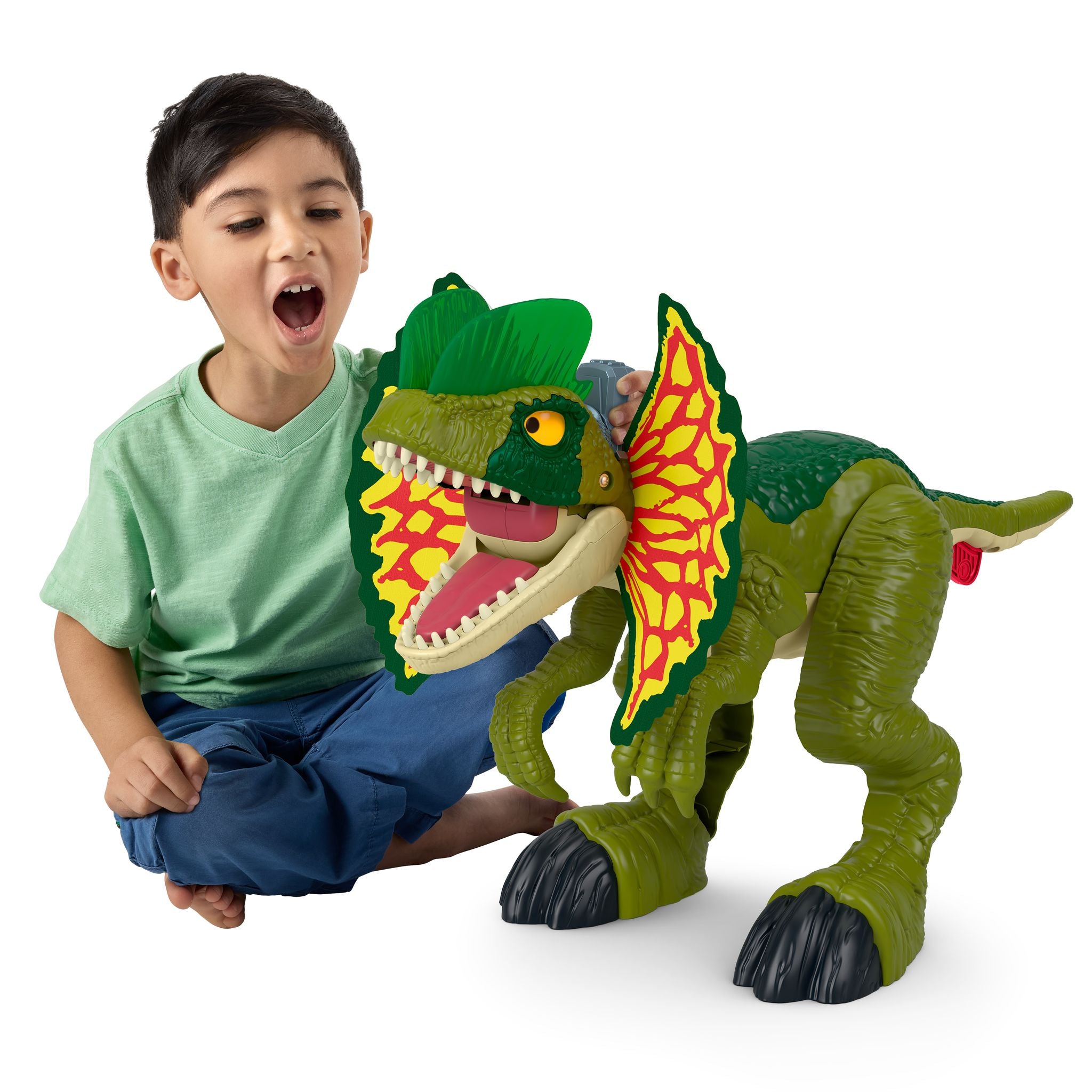 Fisher-Price Imaginext Jurassic World Extra-Large Attack Mode Dilophosaurus Toy