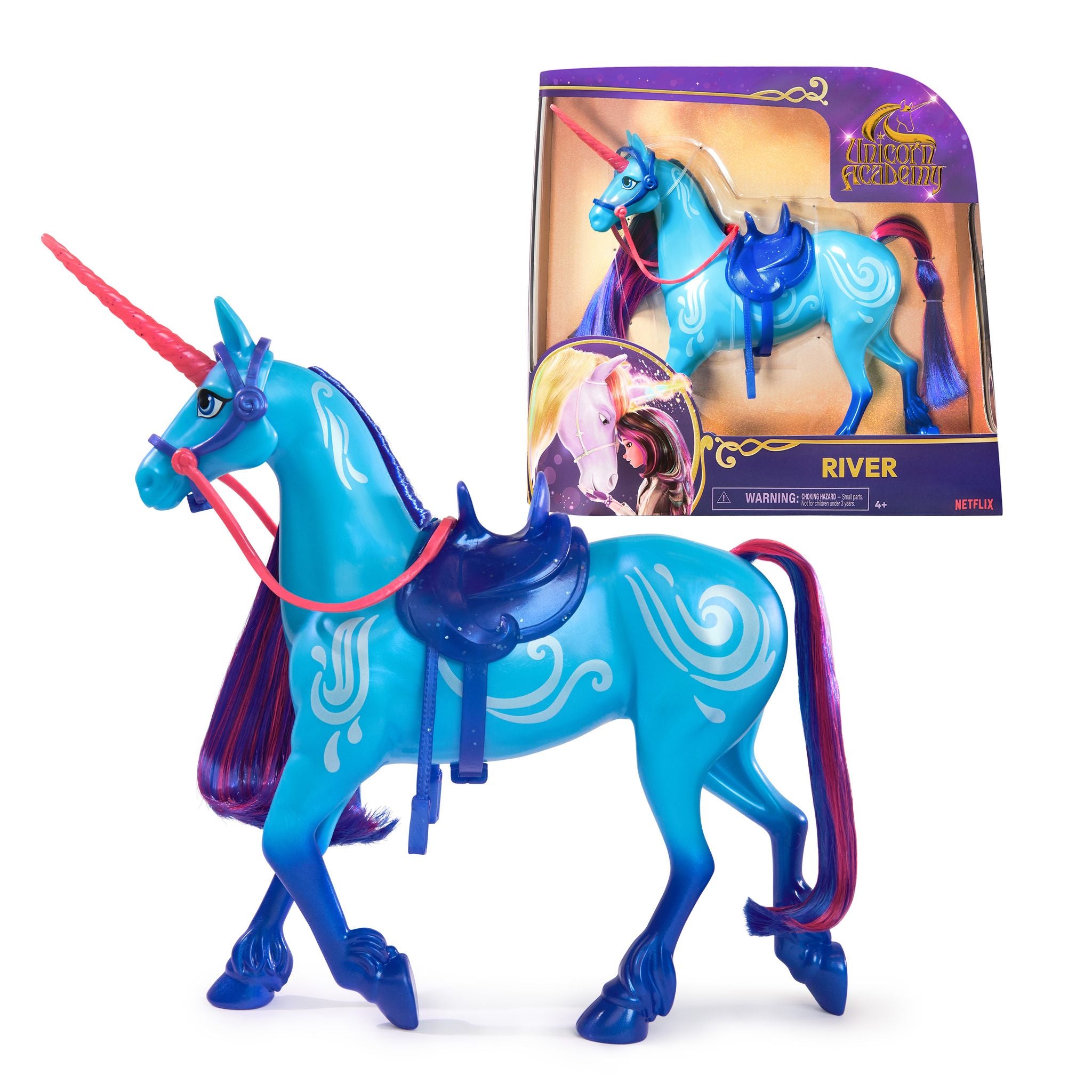 Hot Sale! 27.9cm River Unicorn from Unicorn Academy Inspired by Netflix Show