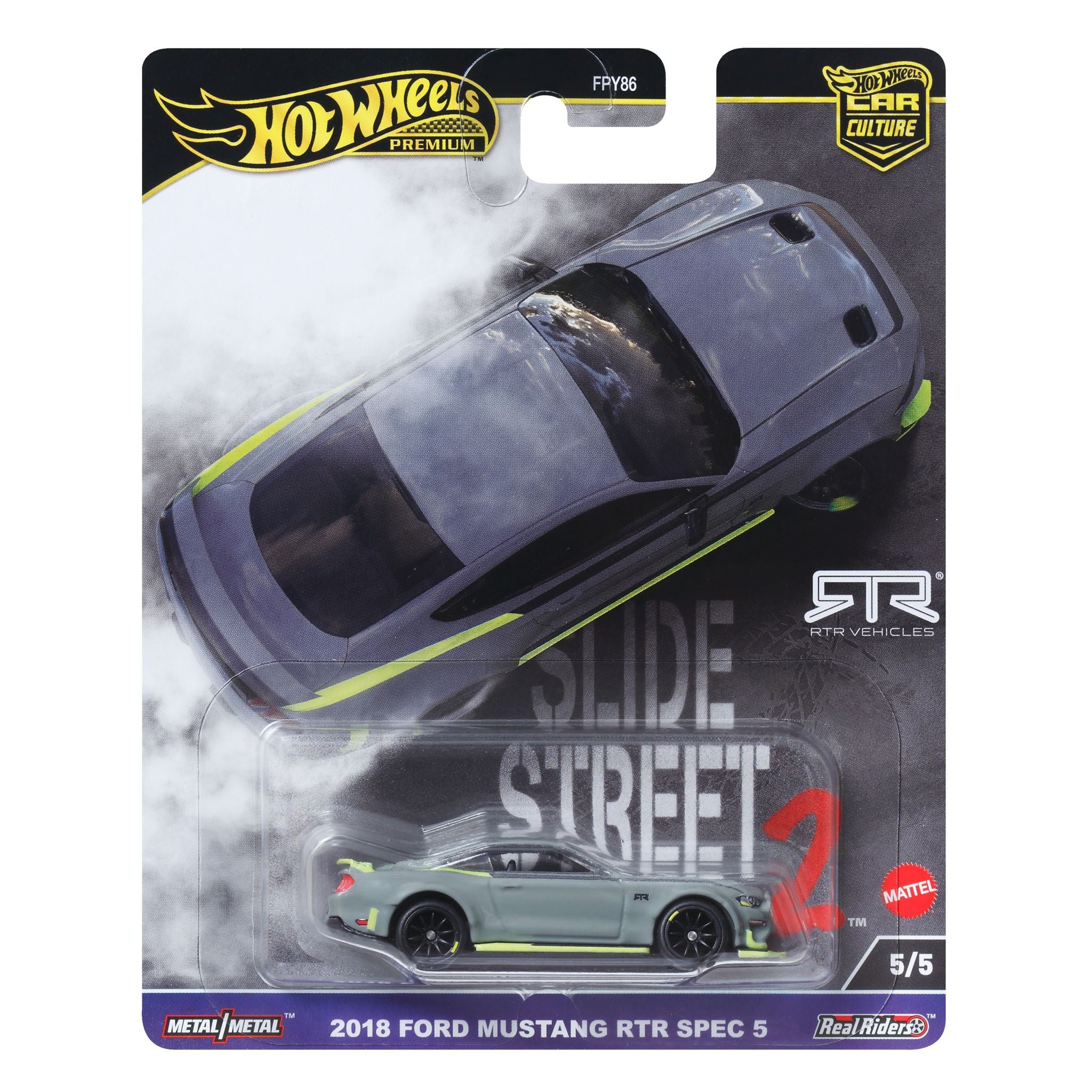2018 Ford Mustang Rtr Spec 5 - Premium Hot Wheels Car Culture 5/5 Set - Must - Have for Collectors