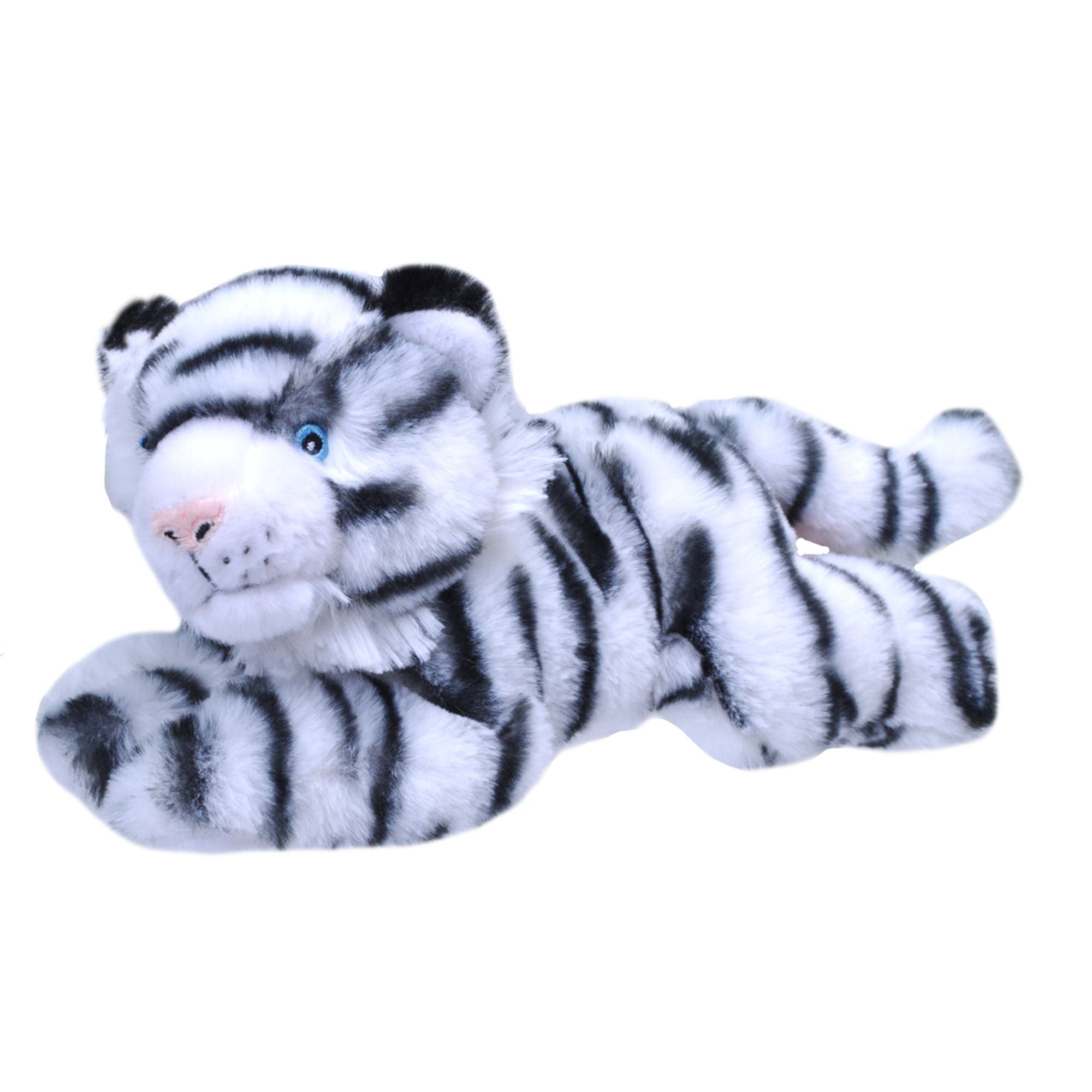Wild Republic 8-Inch Mini Ecokins White Tiger Plush Toy