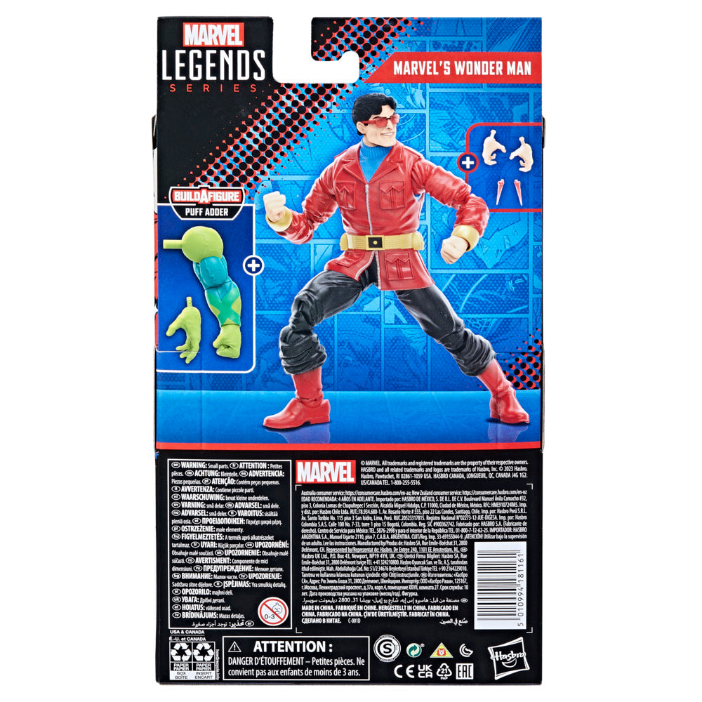 Hasbro Marvel Legends Series: 6-Inch Marvel's Wonder Man Action Figure with Accessories