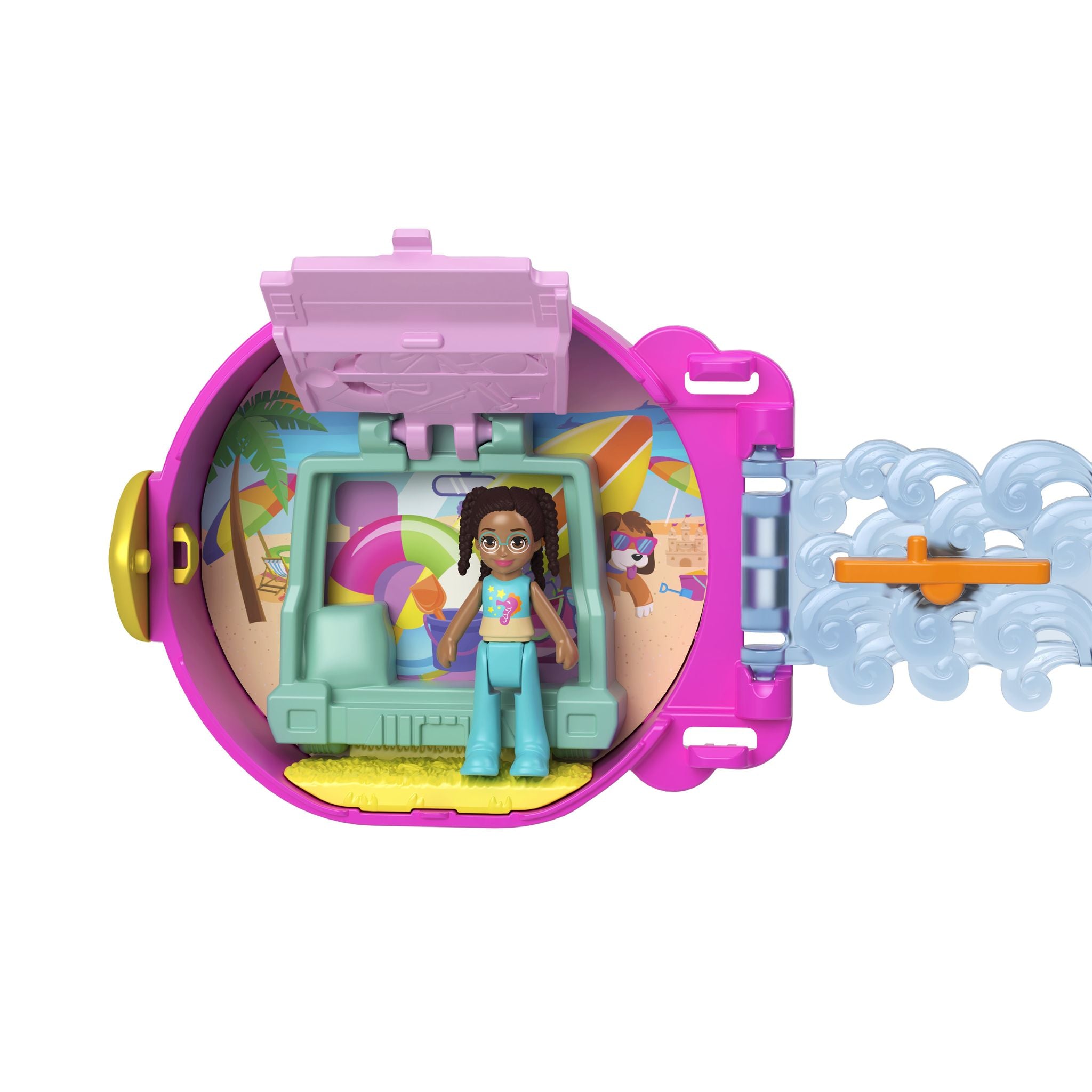 Portable Polly Pocket Seahorse Set for On-the-Go Fun