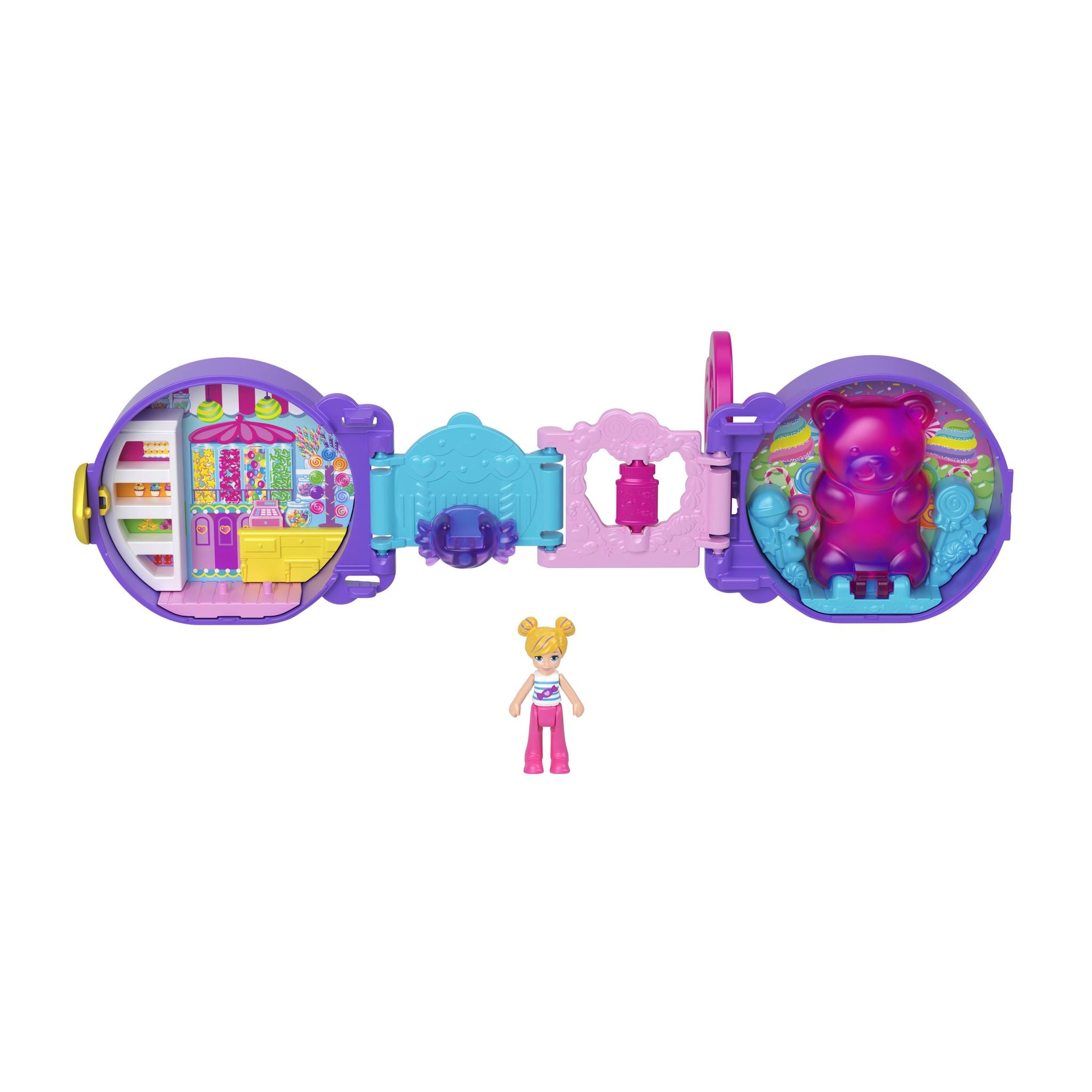 Portable Polly Pocket Fun - Adorable Candy Shop Playset