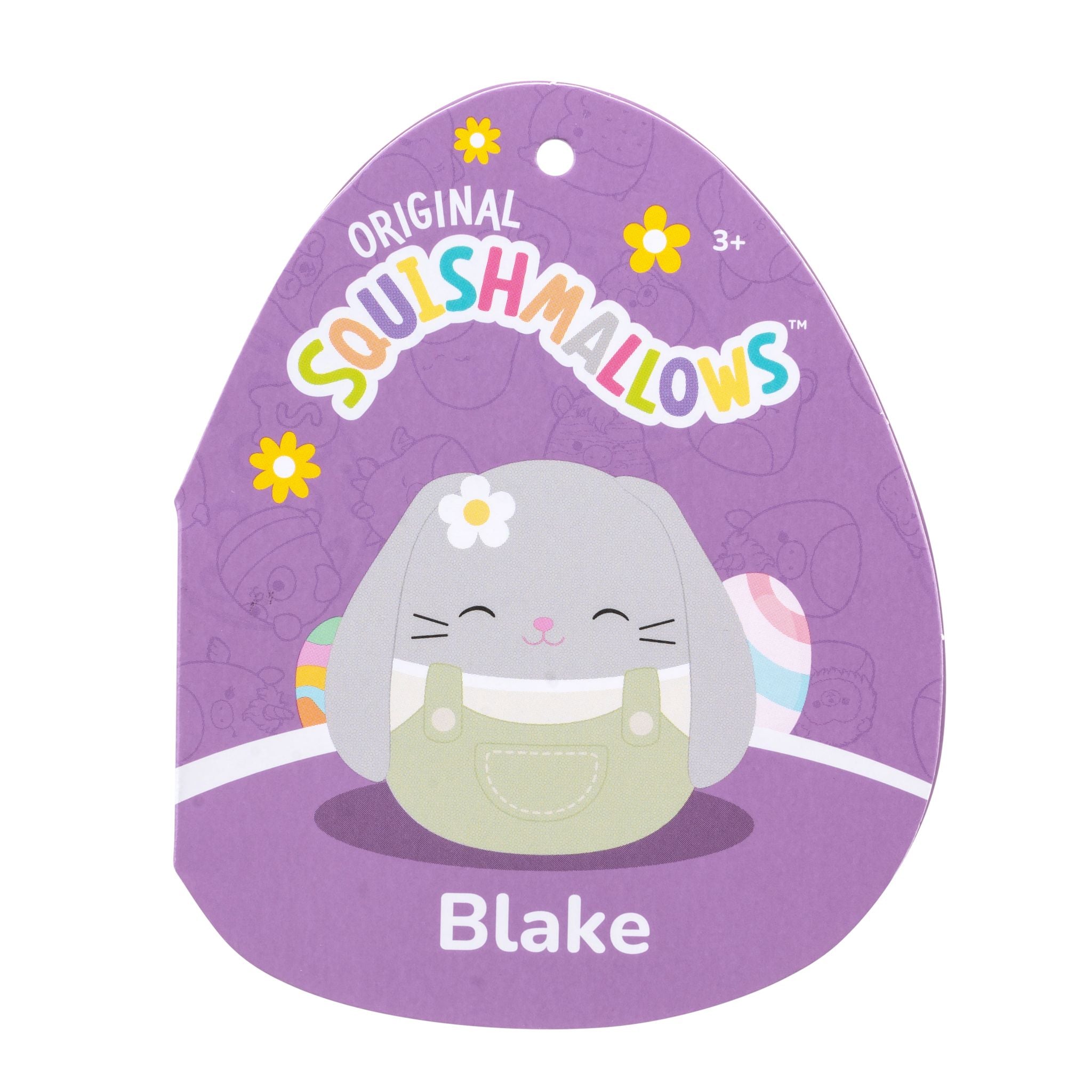 Limited-Time Easter 7.5 Inch Squishmallows Blake Grey Bunny Plush