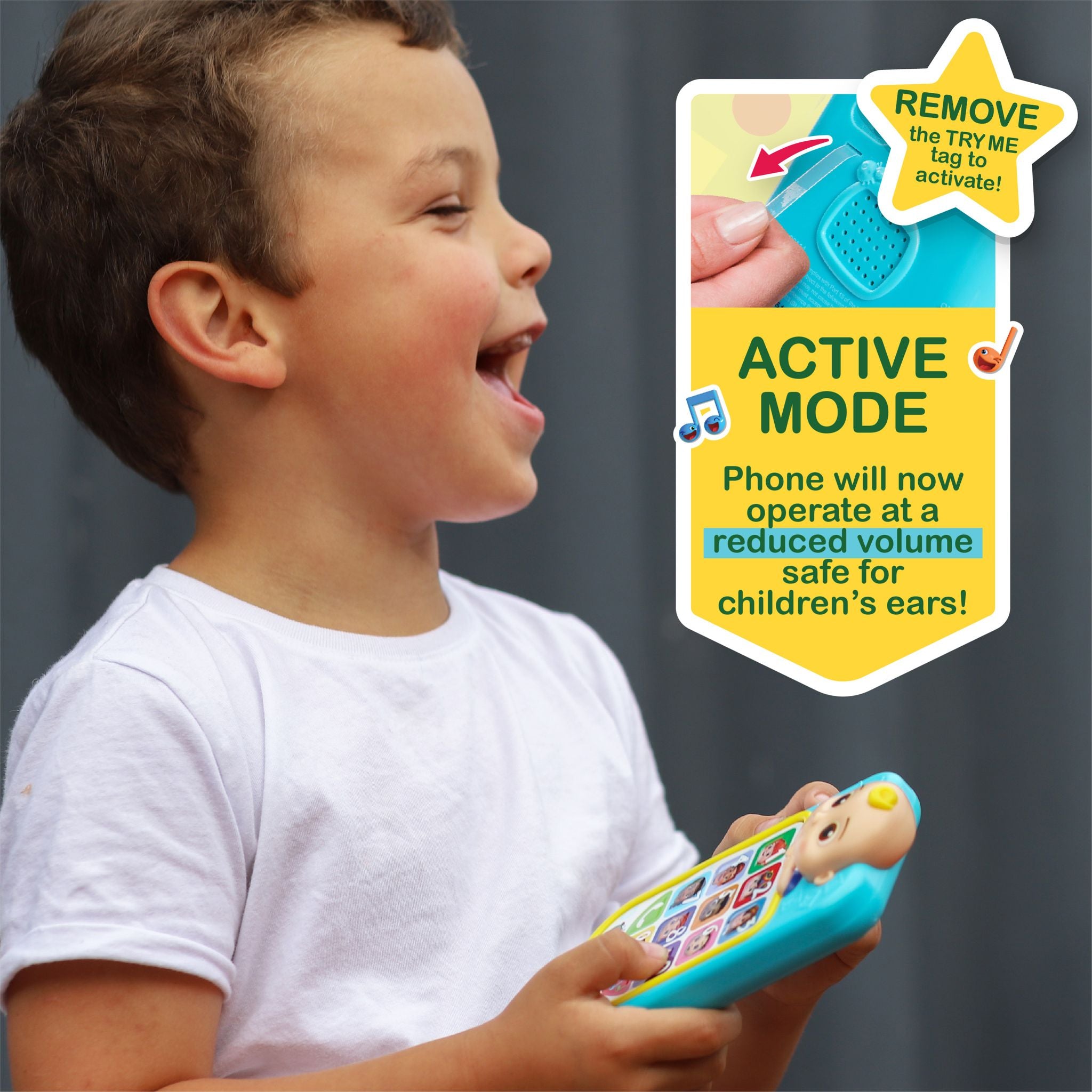 CoComelon JJ's Interactive First Learning Phone for Little Learners