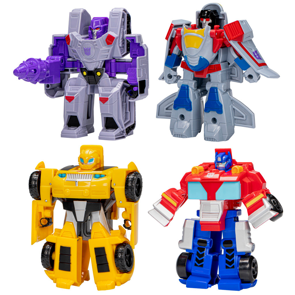 Hot! Transformers 4-Pack: Heroes vs Villains