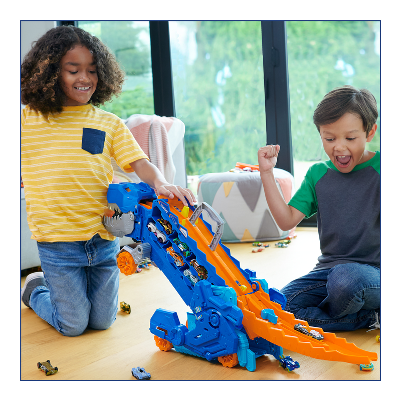 Amazing Hot Wheels City Ultimate T-Rex Transporter - A Must - Have Toy for Kids