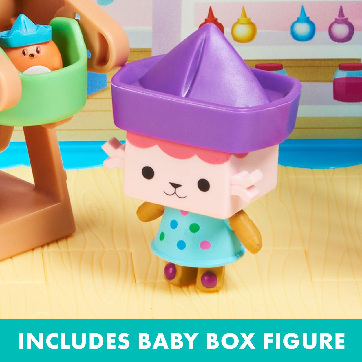 Gabby's Dollhouse Crafty Baby Box Room Playset for Pretend Play