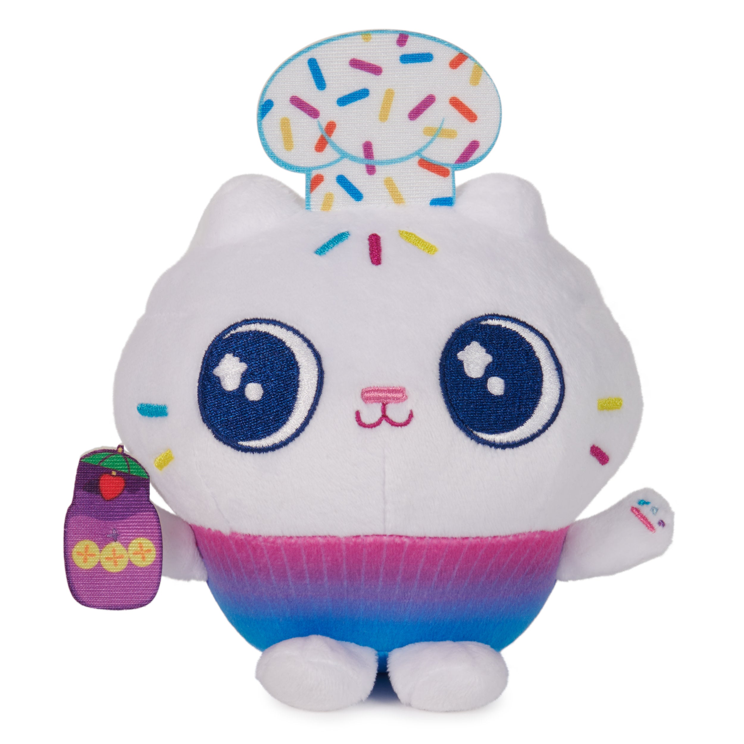 Gabby's Dollhouse 6-Inch Celebration Cakey Cat Official Plush Toy
