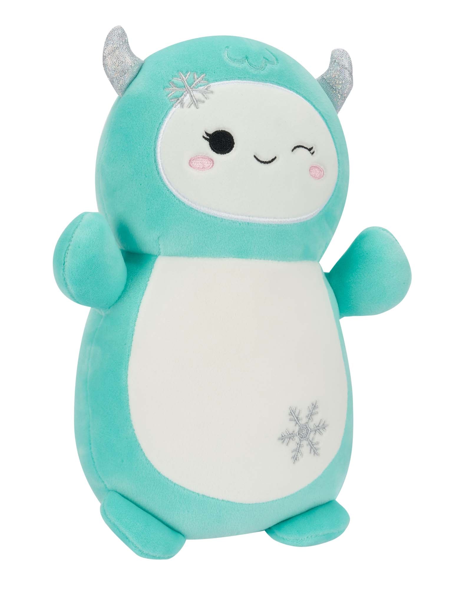 10 Inch Squishmallows Hugmees Christmas Plush - Yollie The Yeti, Must - Have Collectible!