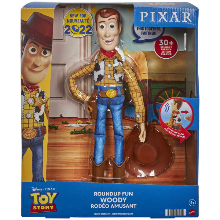 Disney Pixar Toy Story 12-Inch Interactive Roundup Fun Woody Figure