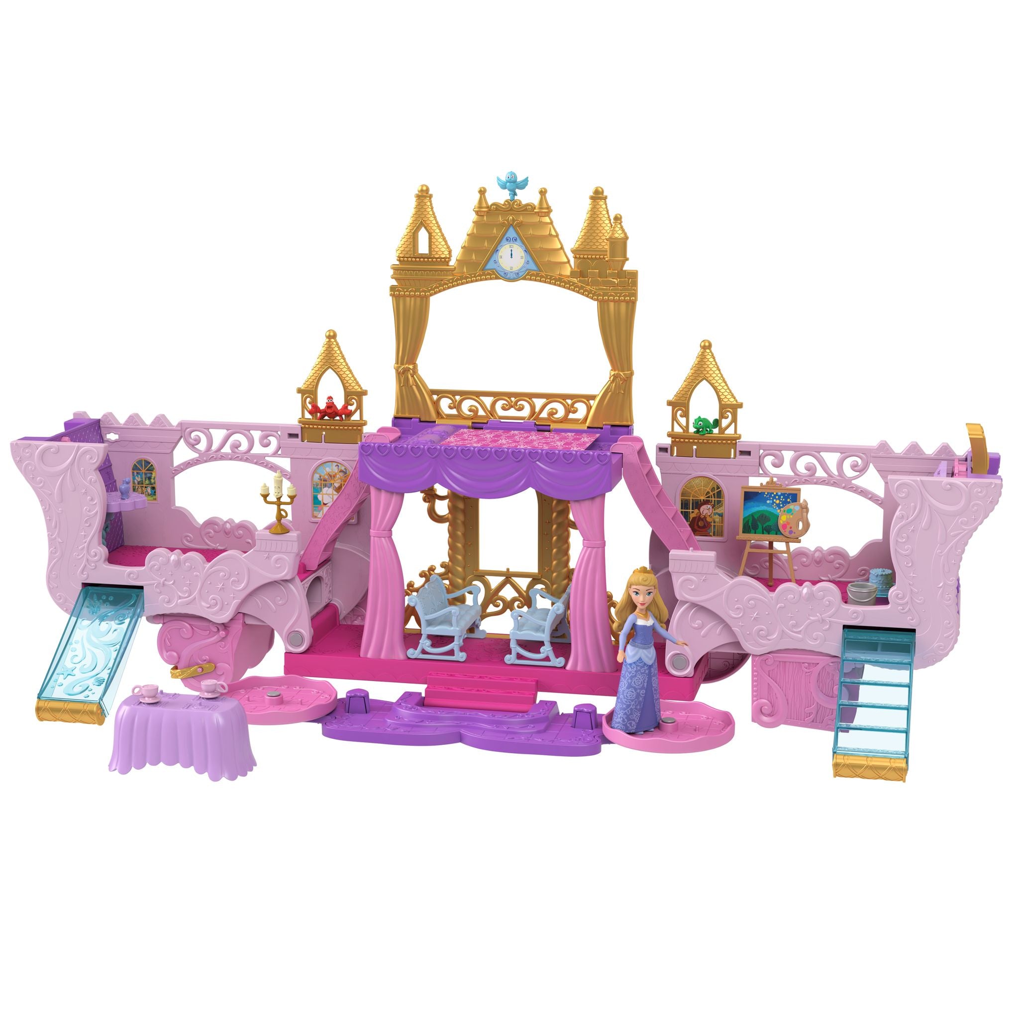 Magical Disney Princess Carriage That Transforms into a Castle Playset
