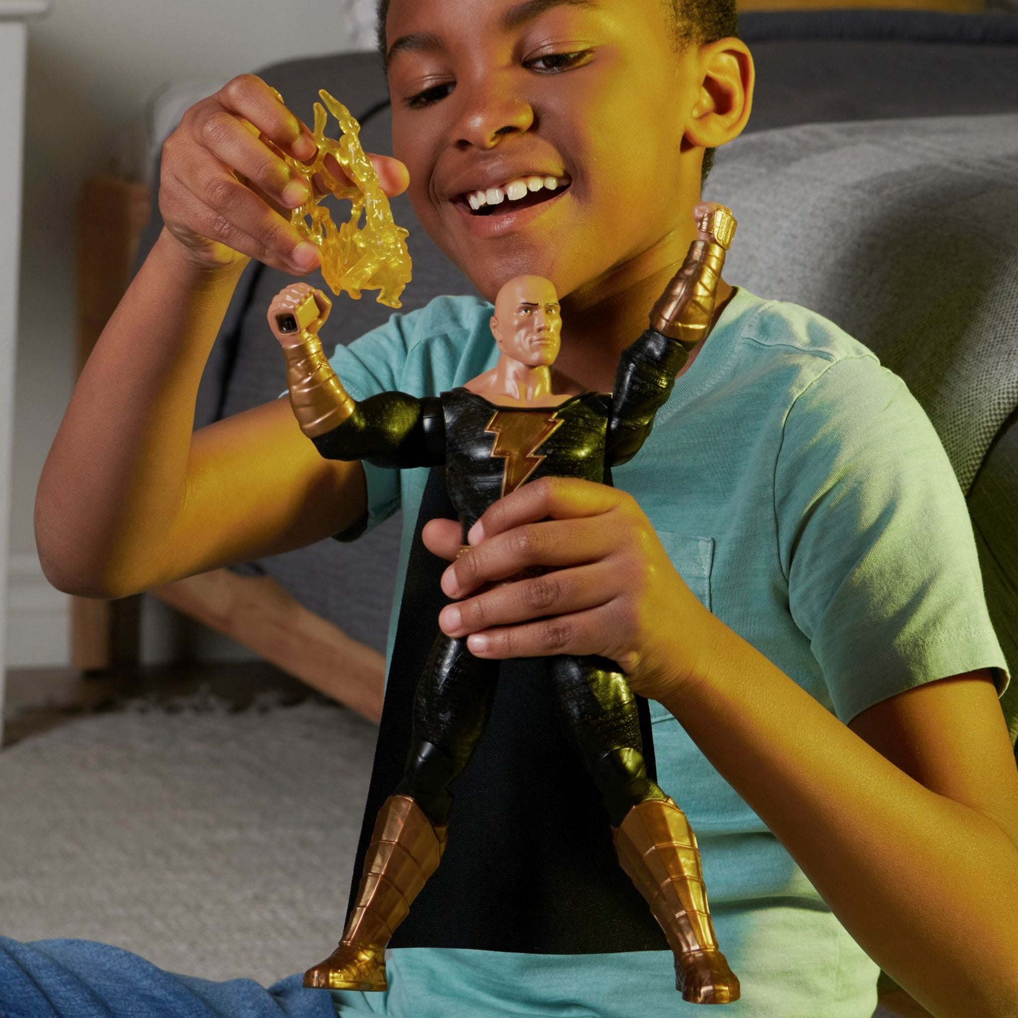 Hot! DC Comics 12-Inch Black Adam Power Punch Action Figure