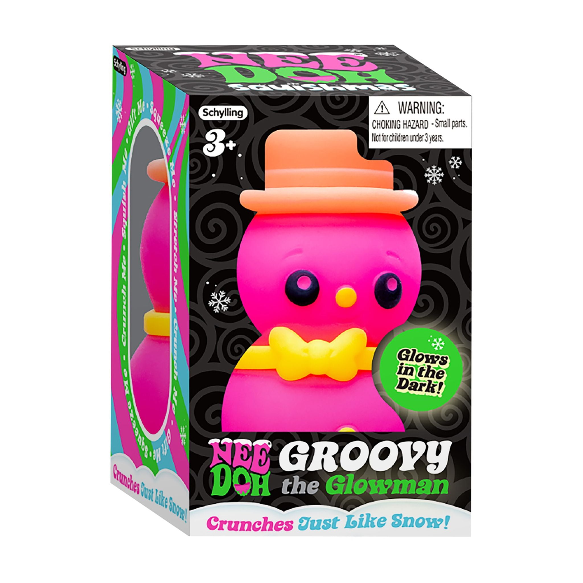 Schylling NeeDoh Groovy Glowman: Assorted Neon Fidget Toys