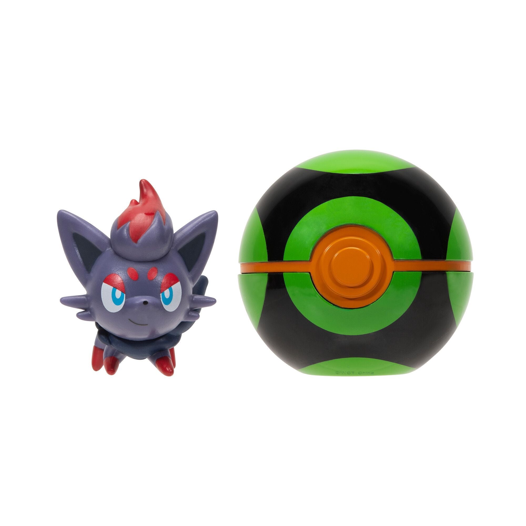 Hot! Pokemon Clip N Go Zorua with Dusk Ball
