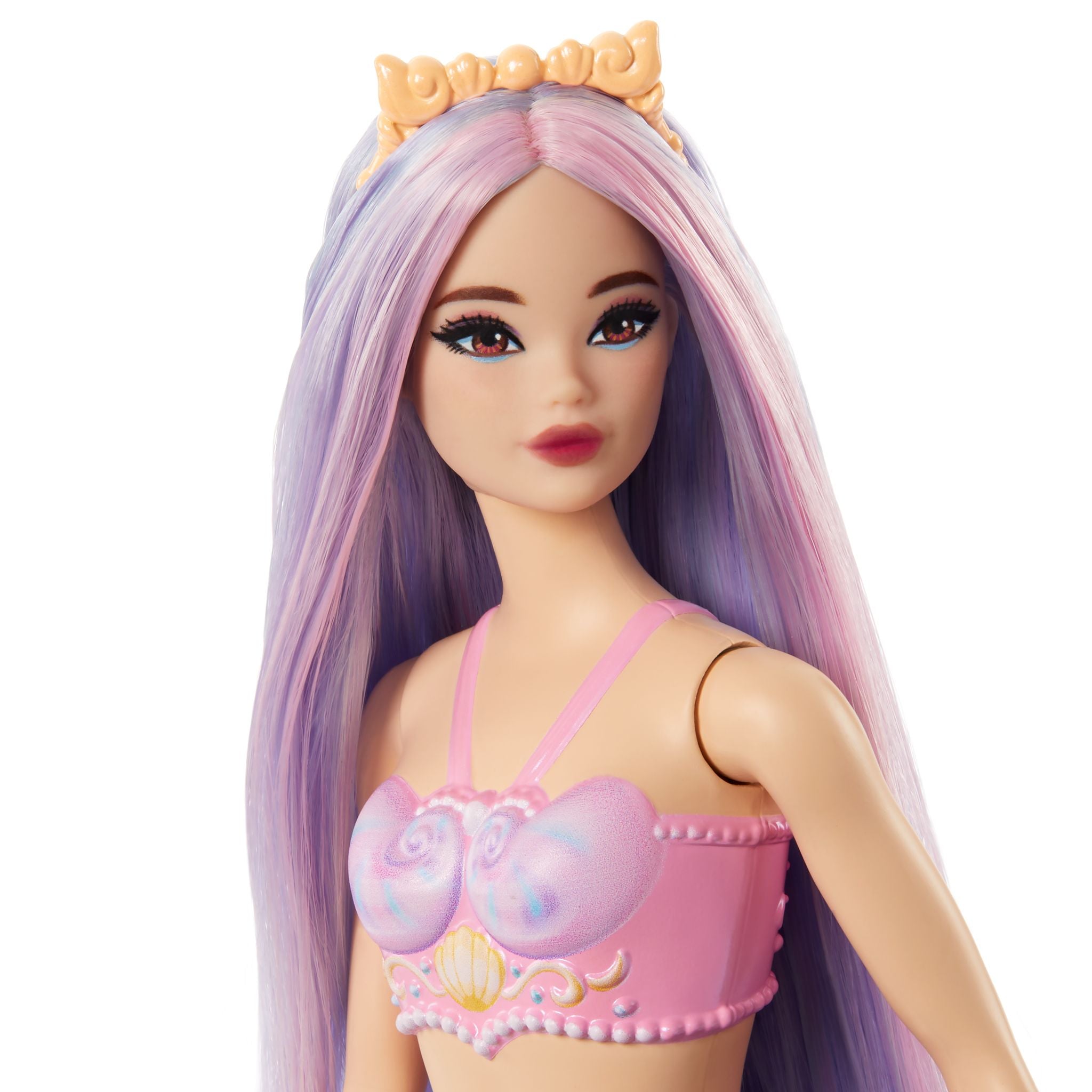 Barbie Dreamtopia Purple Mermaid Doll - Ideal for Magical Play