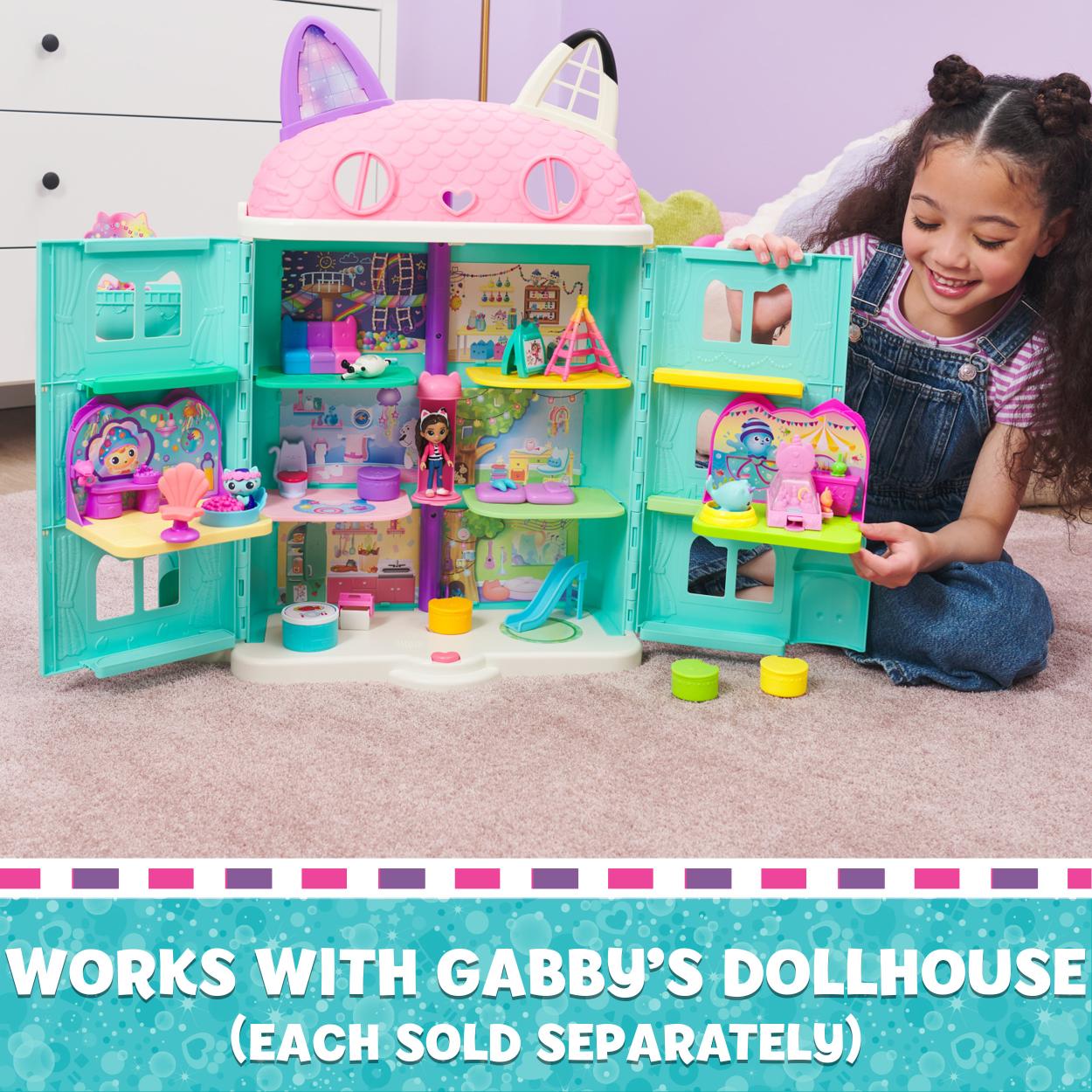 Gabby's Dollhouse Mercat's Spa Room Interactive Playset for Pretend Play