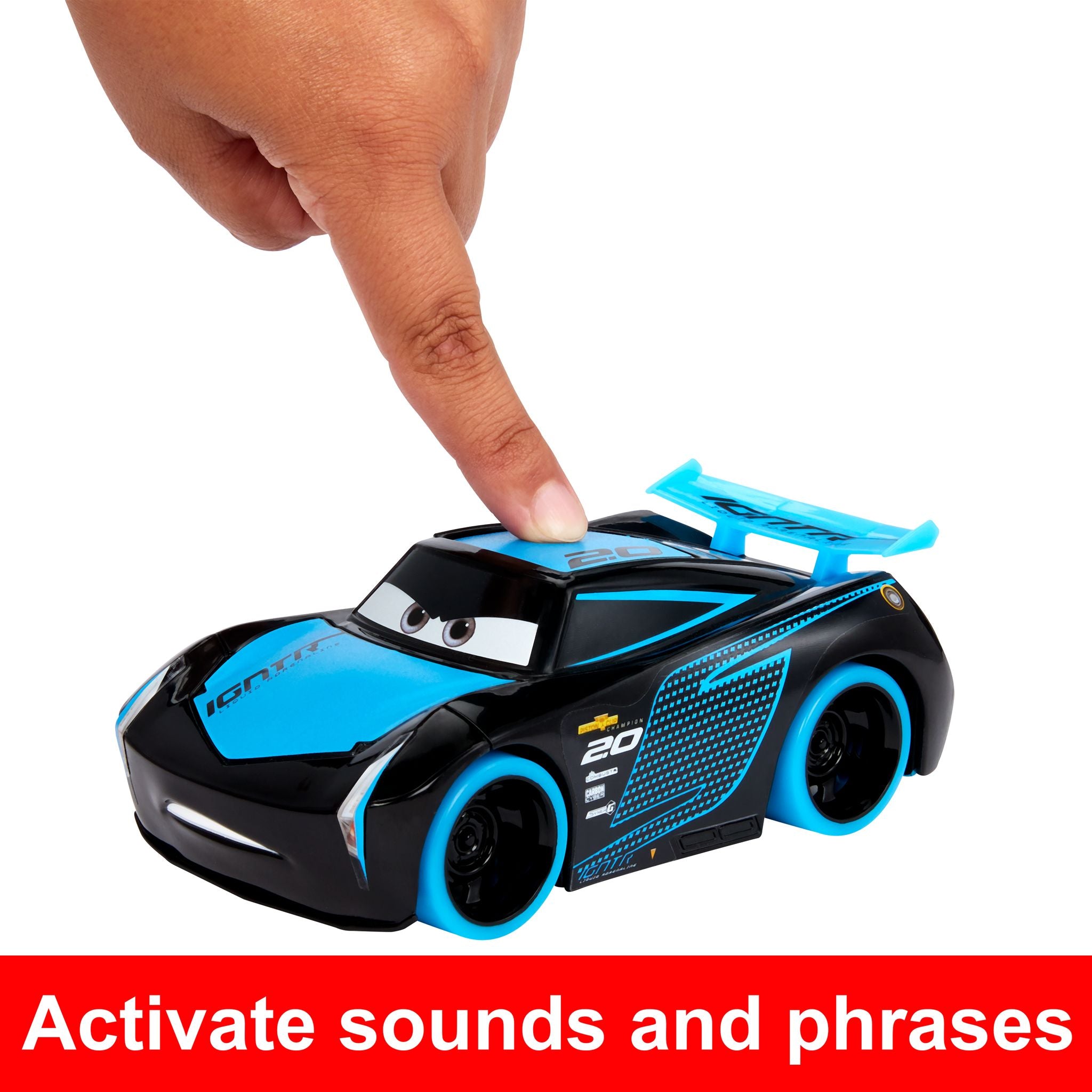 Disney Pixar Cars Glow-in-the-Dark Track Talkers 2-Pack: Lightning McQueen & Jackson Storm