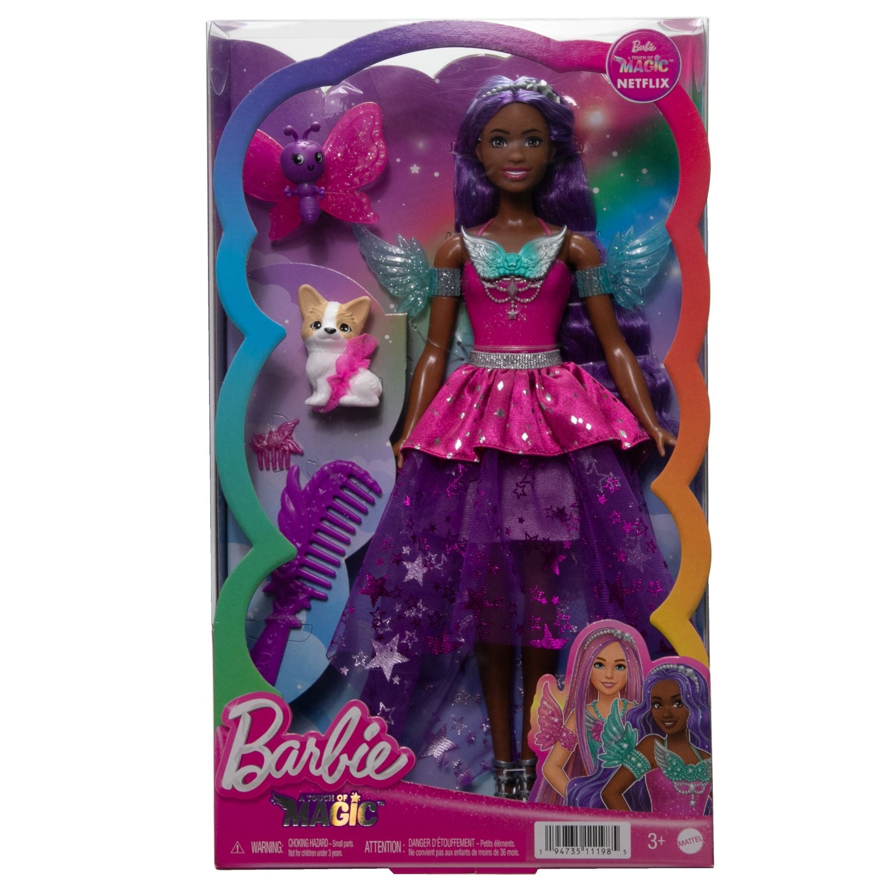 Hot Deal! Barbie Magic - Inspired 'Brooklyn' Doll Set with 2 Pets & Accessories