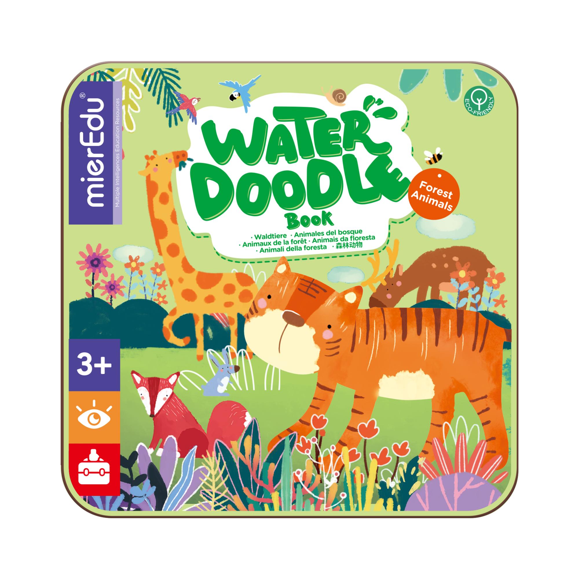 MierEdu Forest Animal Themed Magic Water Doodle Book for Kids