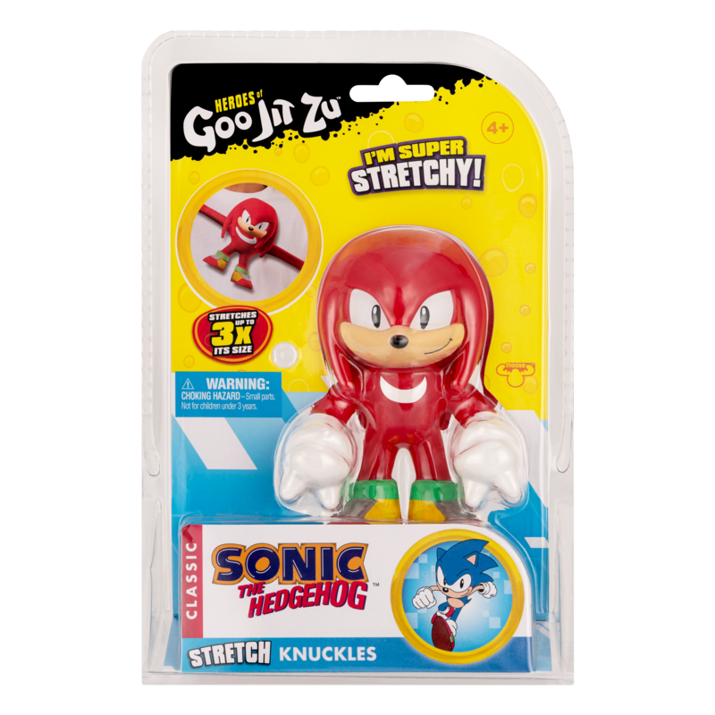 Hot Sale! Heroes Of Goo Jit Zu Sonic S2 Stretchable Knuckles Hero Pack