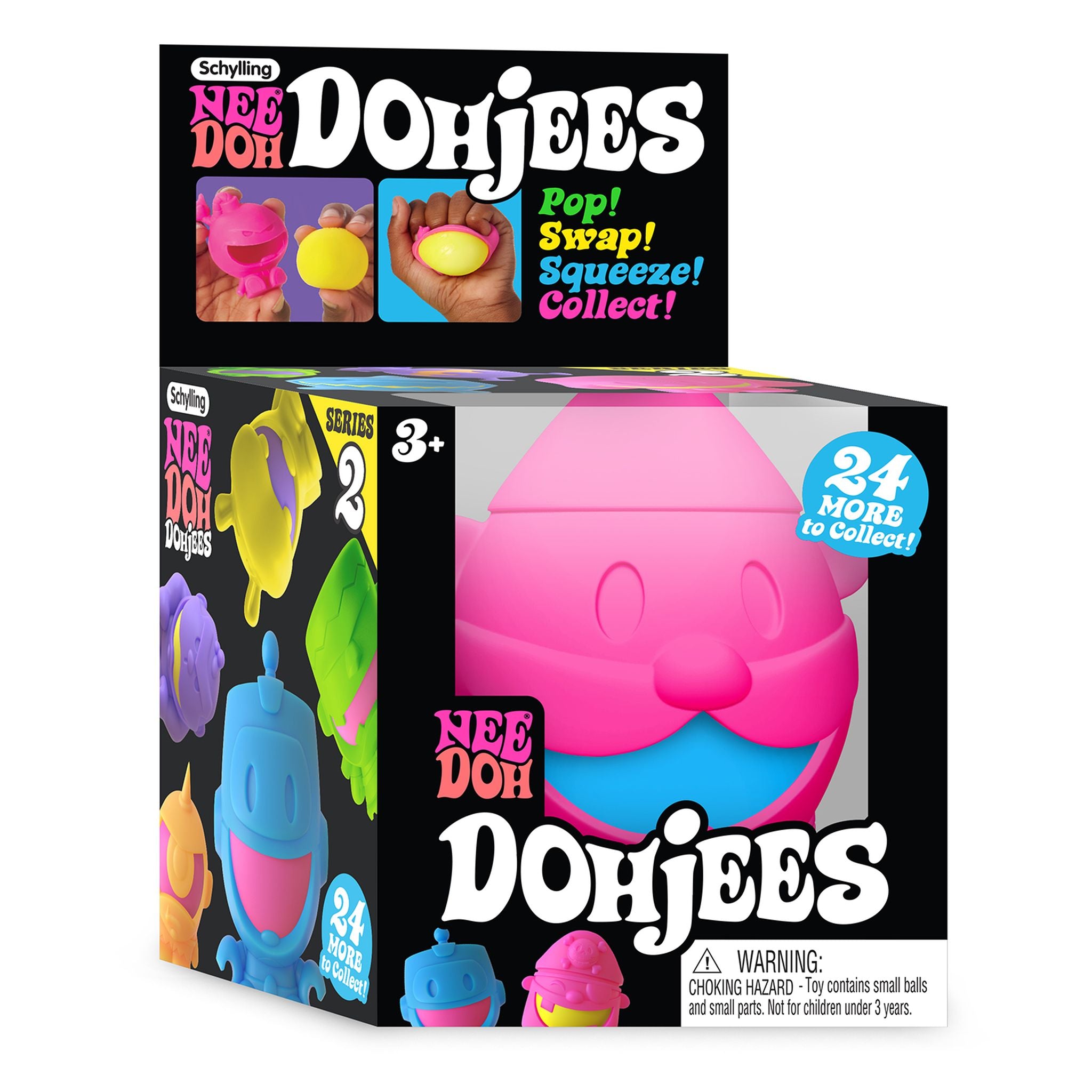 Schylling NeeDoh Dohjees - Assorted Colorful and Fun Stress - Relief Toys