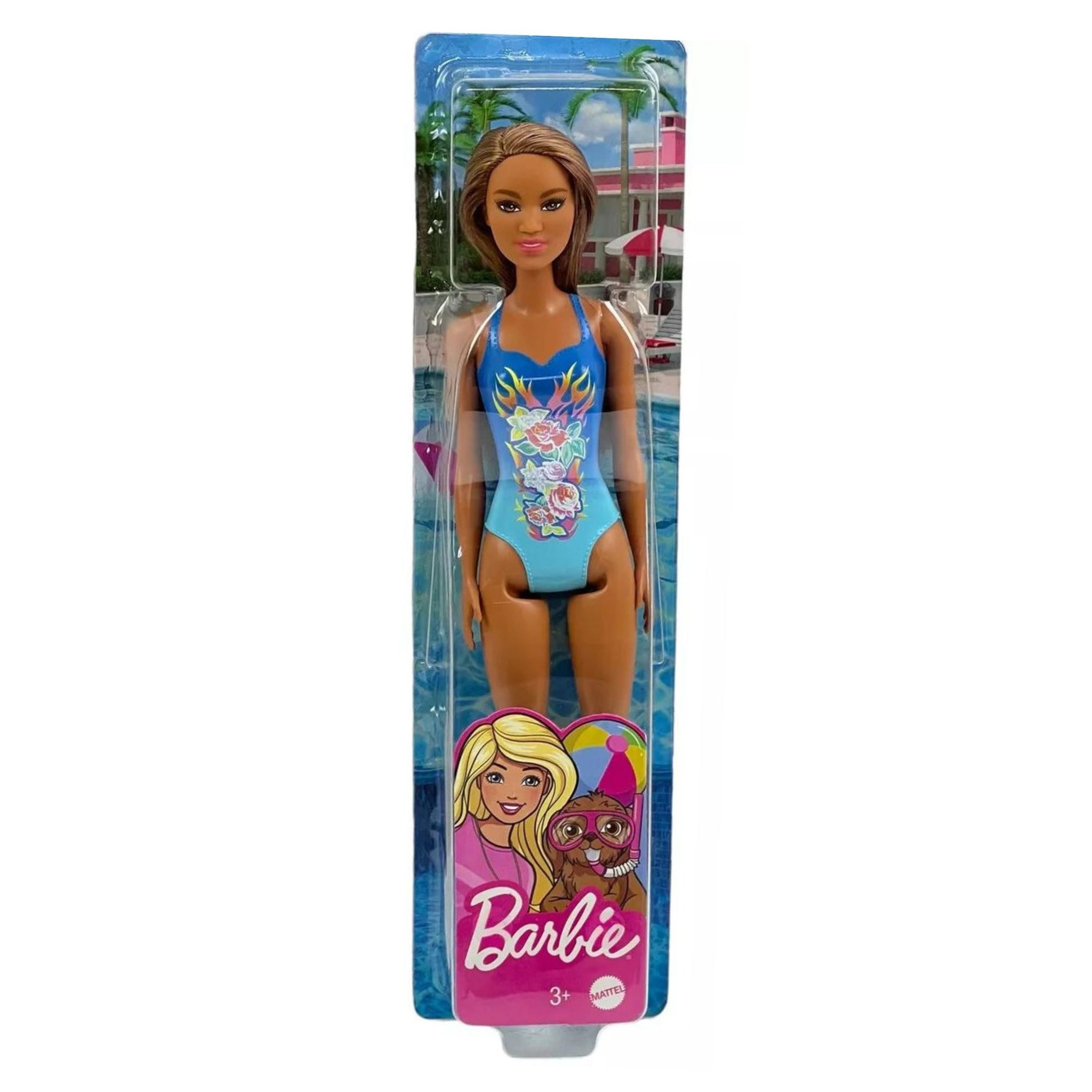 Hot Deal! Barbie Beach Doll in Blue Fire Swimsuit