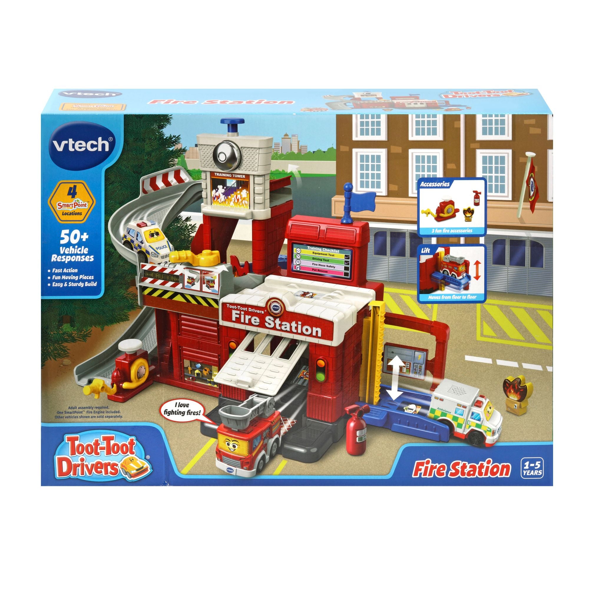 Hot Deal! VTech Toot-Toot Drivers Fire Station for Toddlers