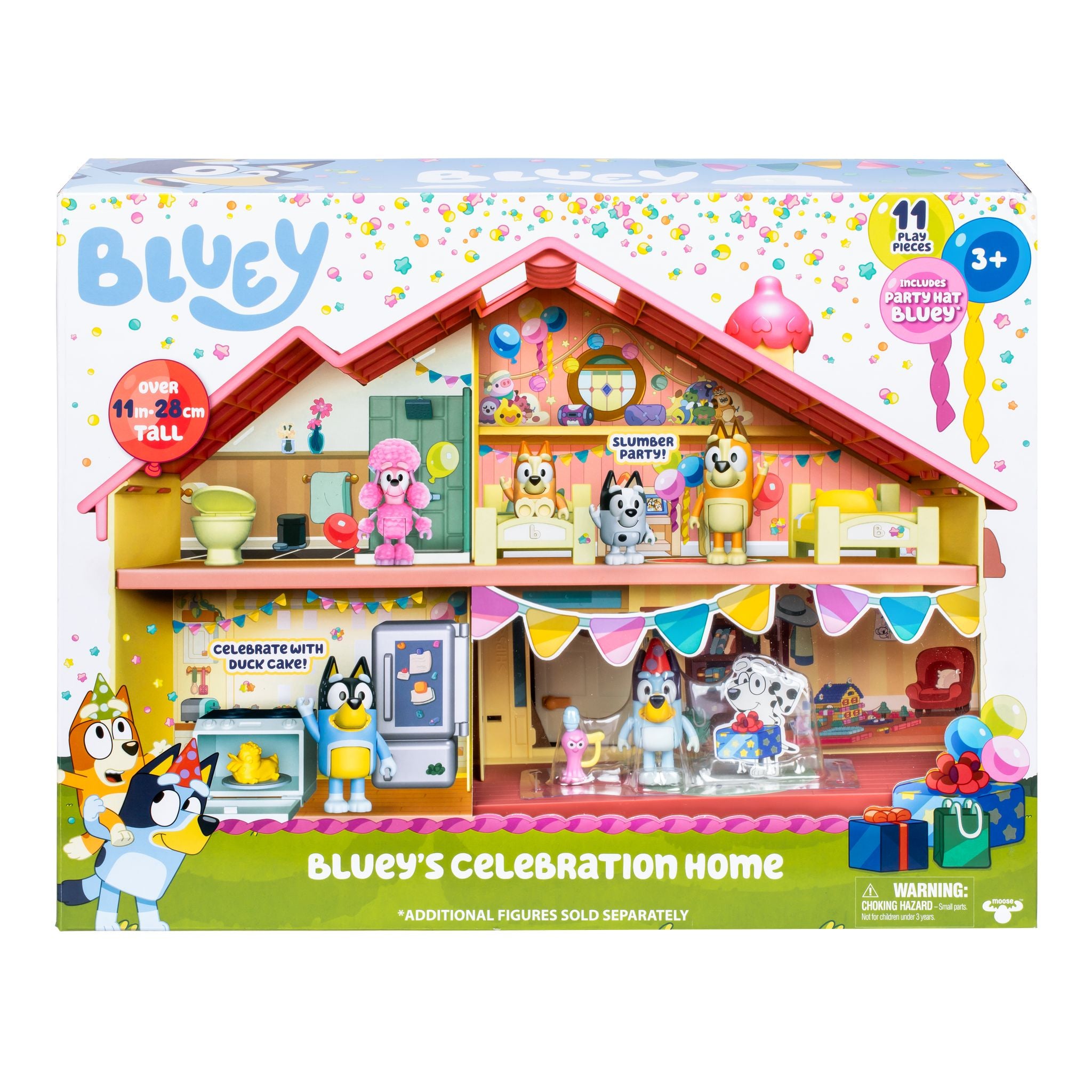 Bluey's Birthday Celebration Home Playset - Series 11 with Exclusive Figure