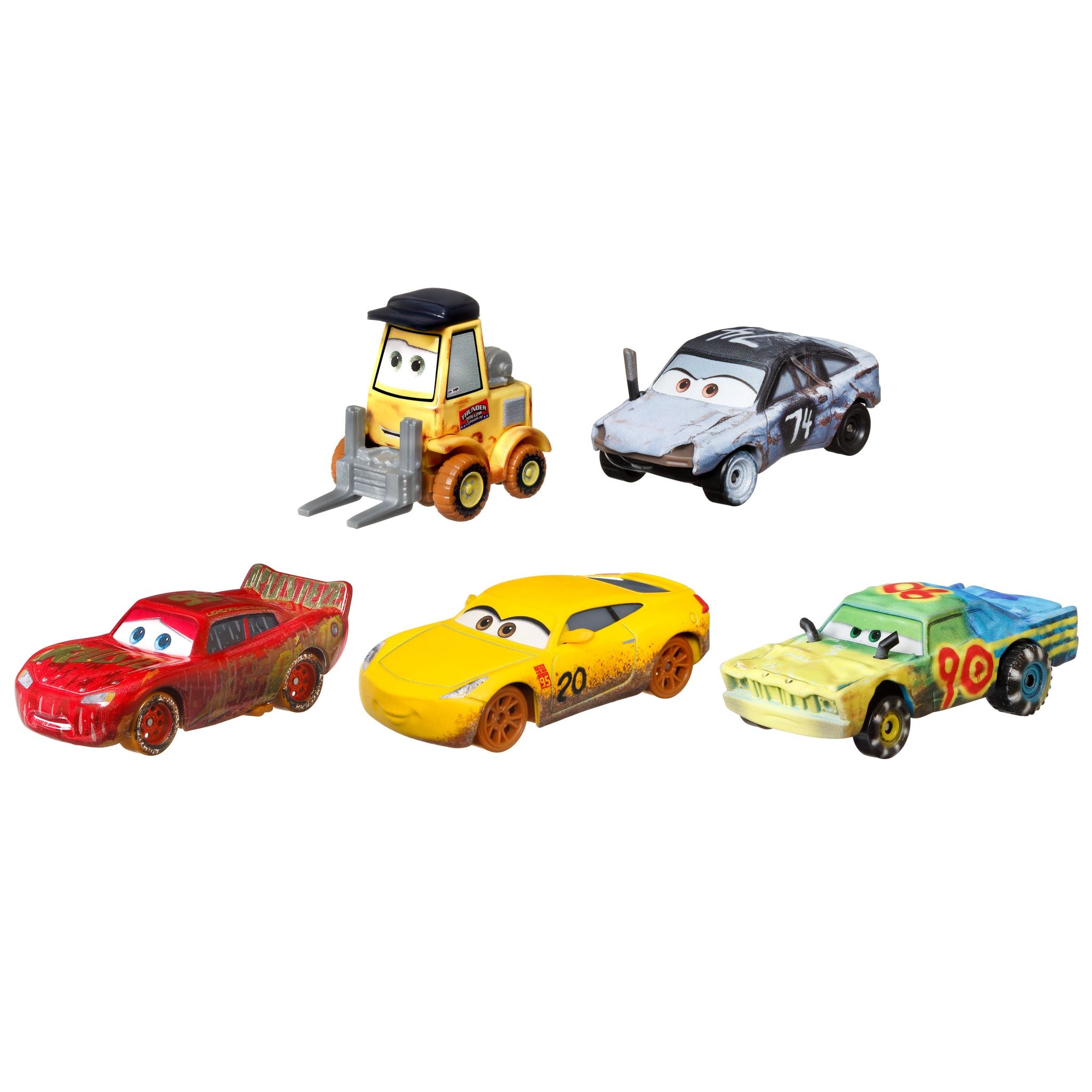 Disney Pixar Cars 5-Pack Inspired by Thunder Hollow Race