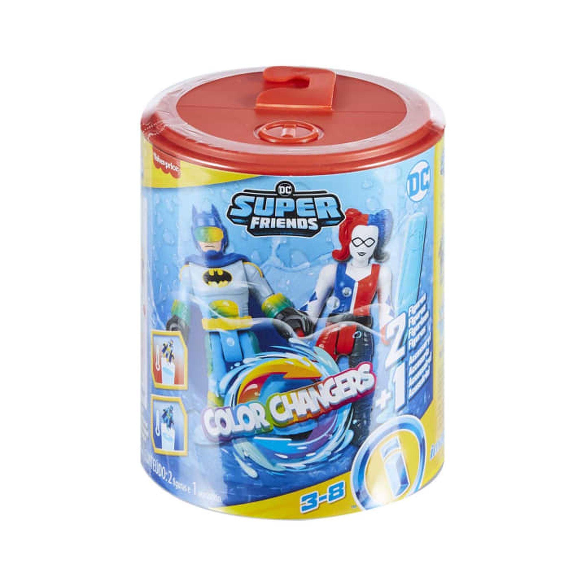 Hot Deal! Fisher-Price Imaginext DC Super Friends Color - Changing Figures: Batman & Harley Quinn