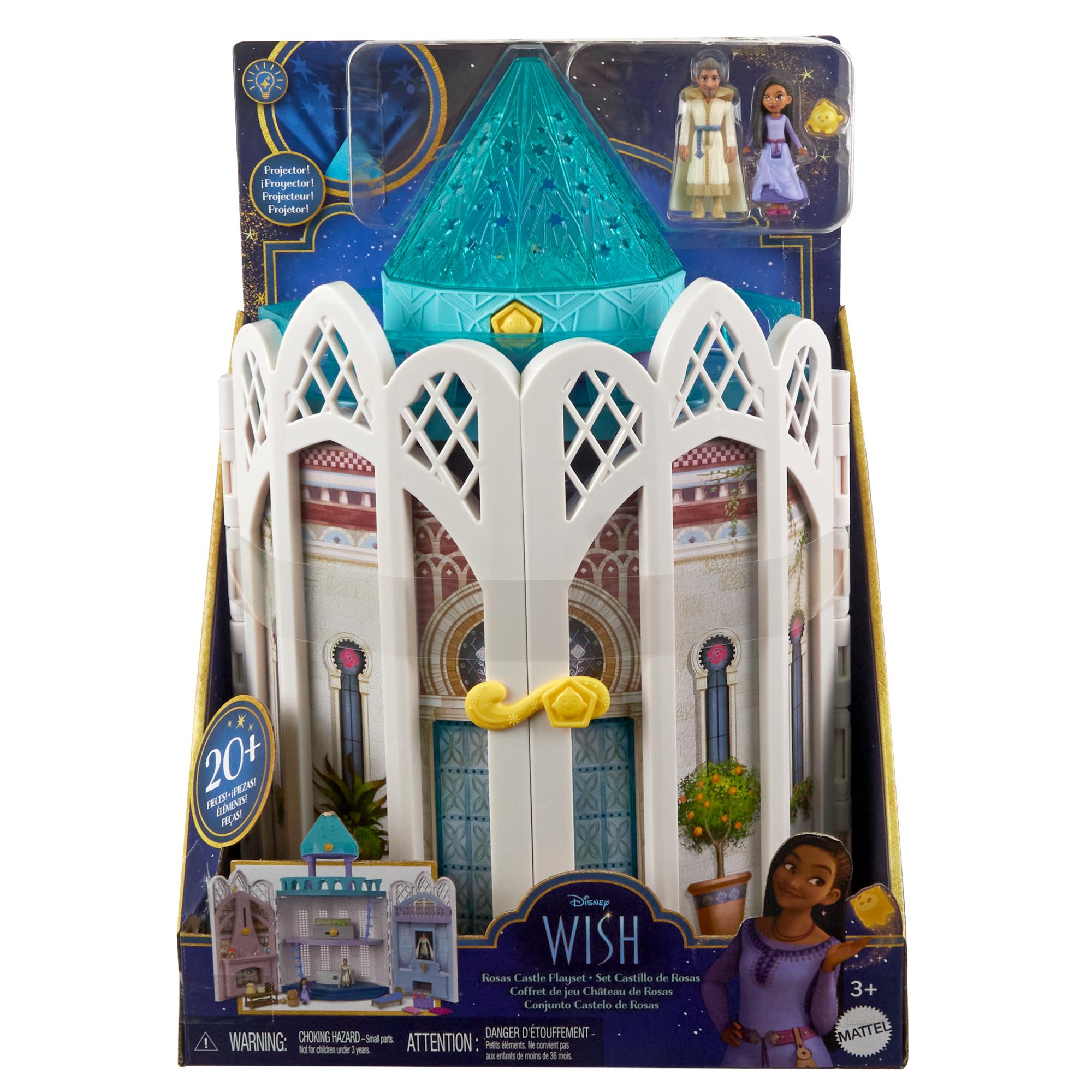 Disney Wish Rosa's Magical Castle Playset with Mini Dolls and Accessories