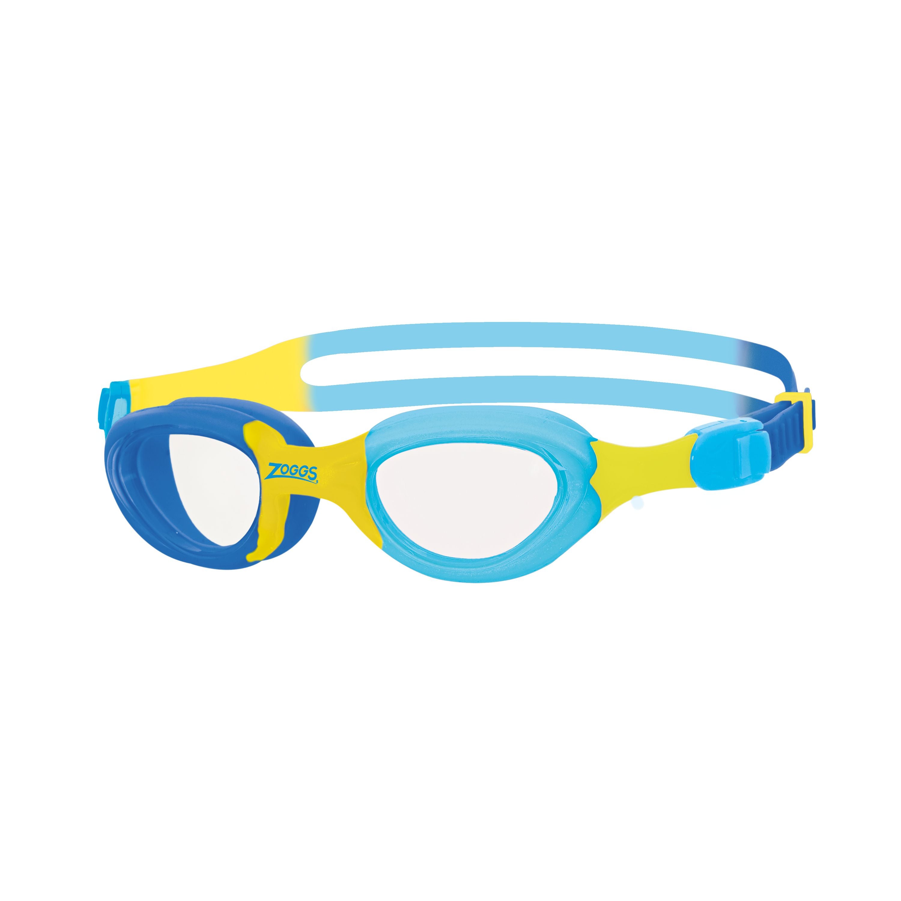 Hot Sale! Zoggs All-Purpose Little Super Seal Swimming Goggles in Blue, Yellow and Clear