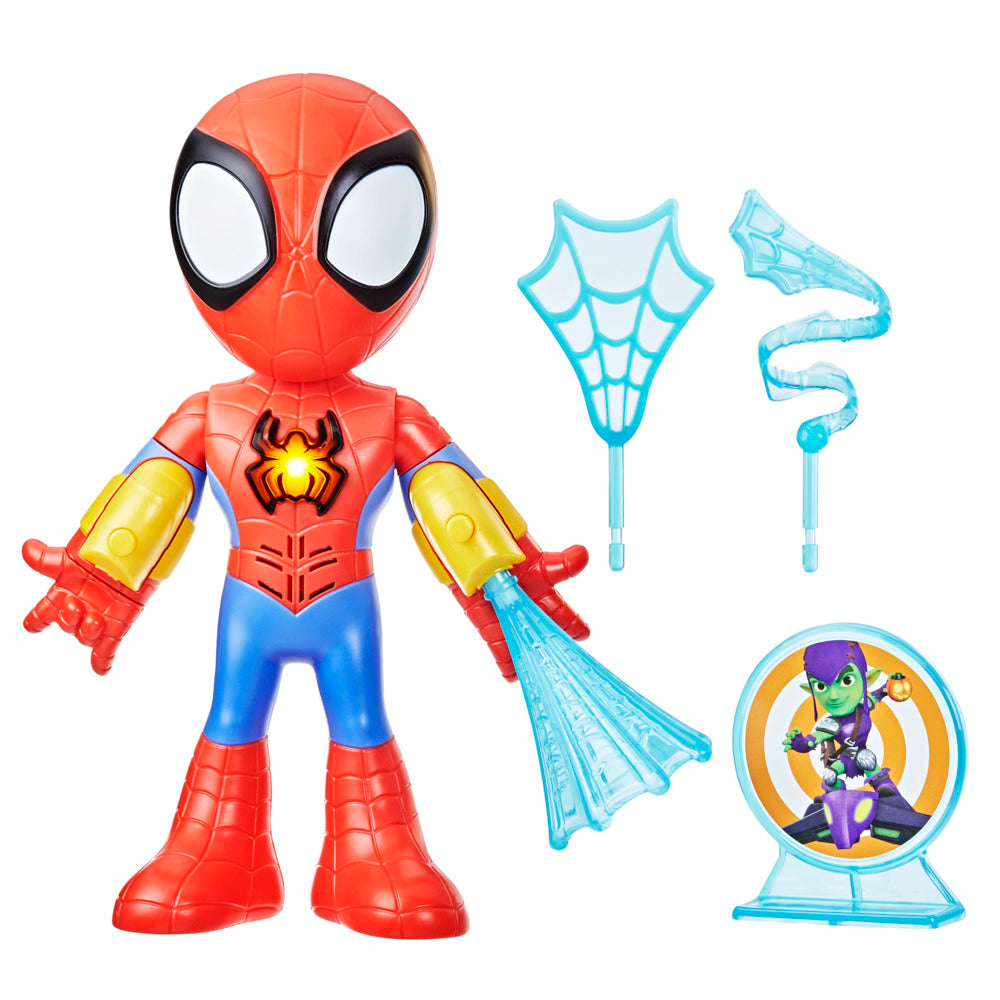 Hot! Marvel Spidey And Friends Electronic Suit Up Spidey Toy